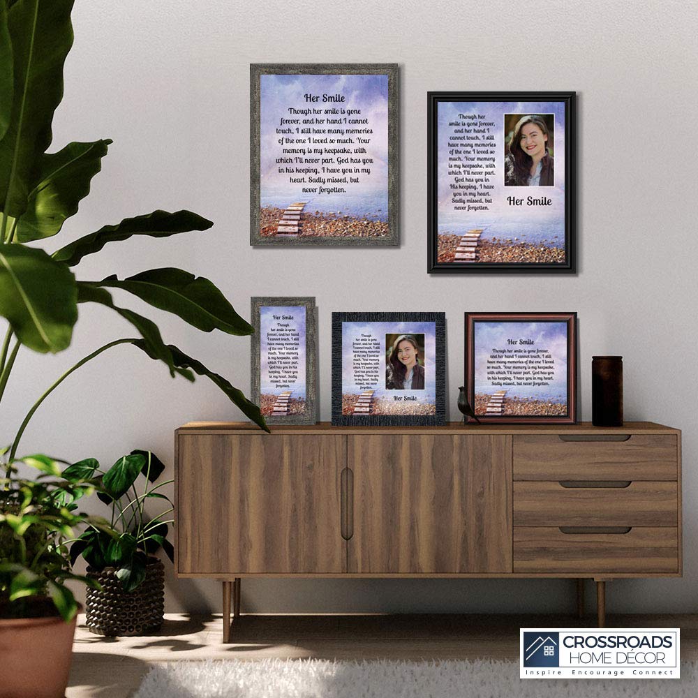 Sympathy Gifts for Loss of Mother - Memorial Picture Frame for Wife, Mom, Grandma or Sister - Thoughtful Bereavement Gift to Cherish Her Memory - Perfect for Funerals, Memorial Services & Comforting Loved Ones