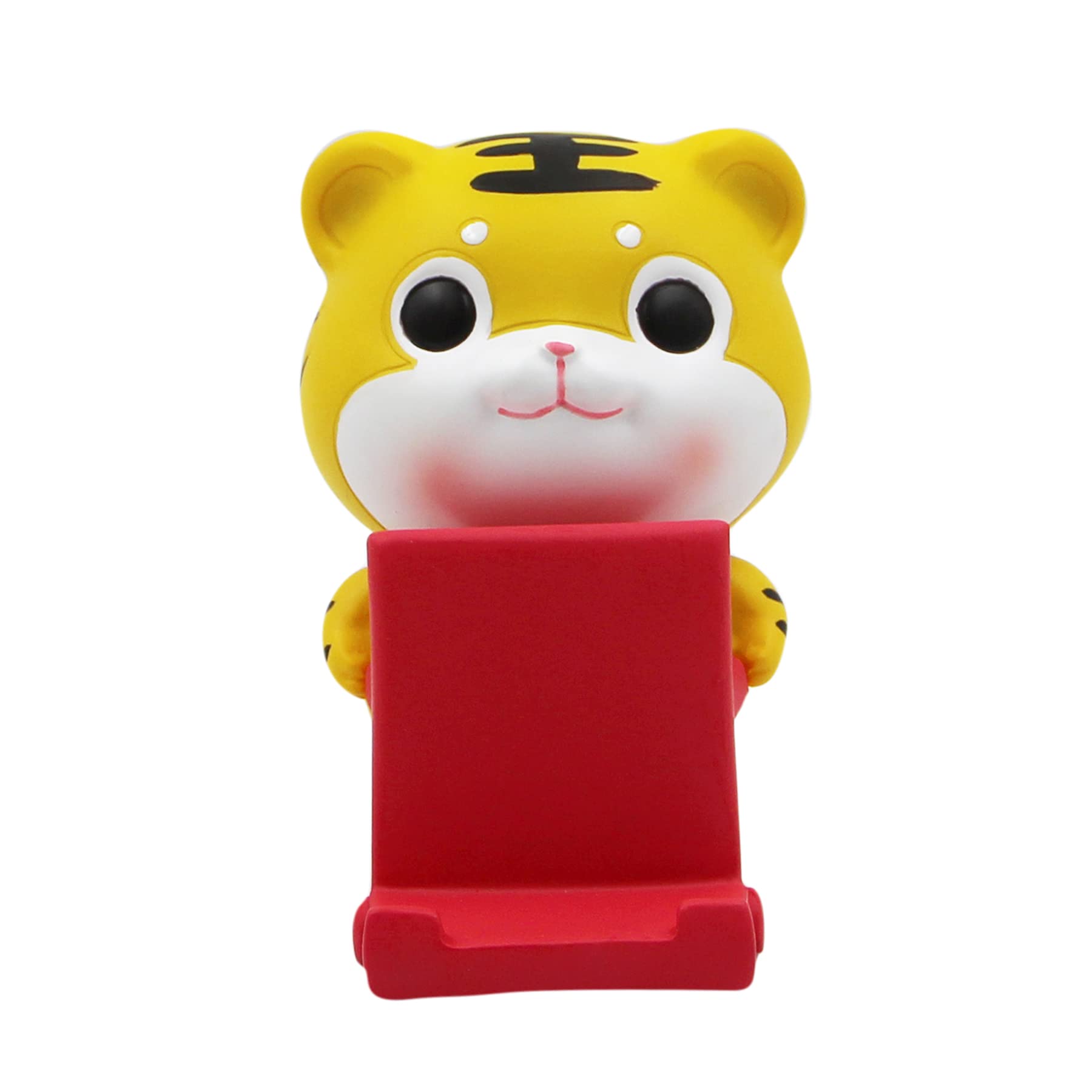 Suillty Cute Tiger Animal Phone Stand for Desk - Small Exquisite Smartphone Holder, Mobile Phone Mount for Office & Home Decor | Perfect for Watching Videos, Video Calls & Hands-Free Use