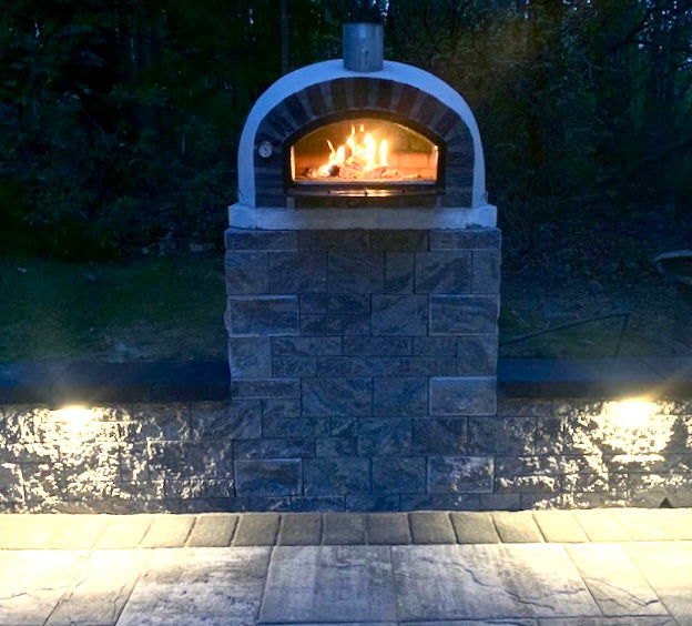 Premium PIZZAIOLI Pizza Oven Stone Arch - Hybrid Outdoor Pizza Oven for Backyard, Patio & Restaurant Use - Perfect for Wood Fired & Gas Cooking