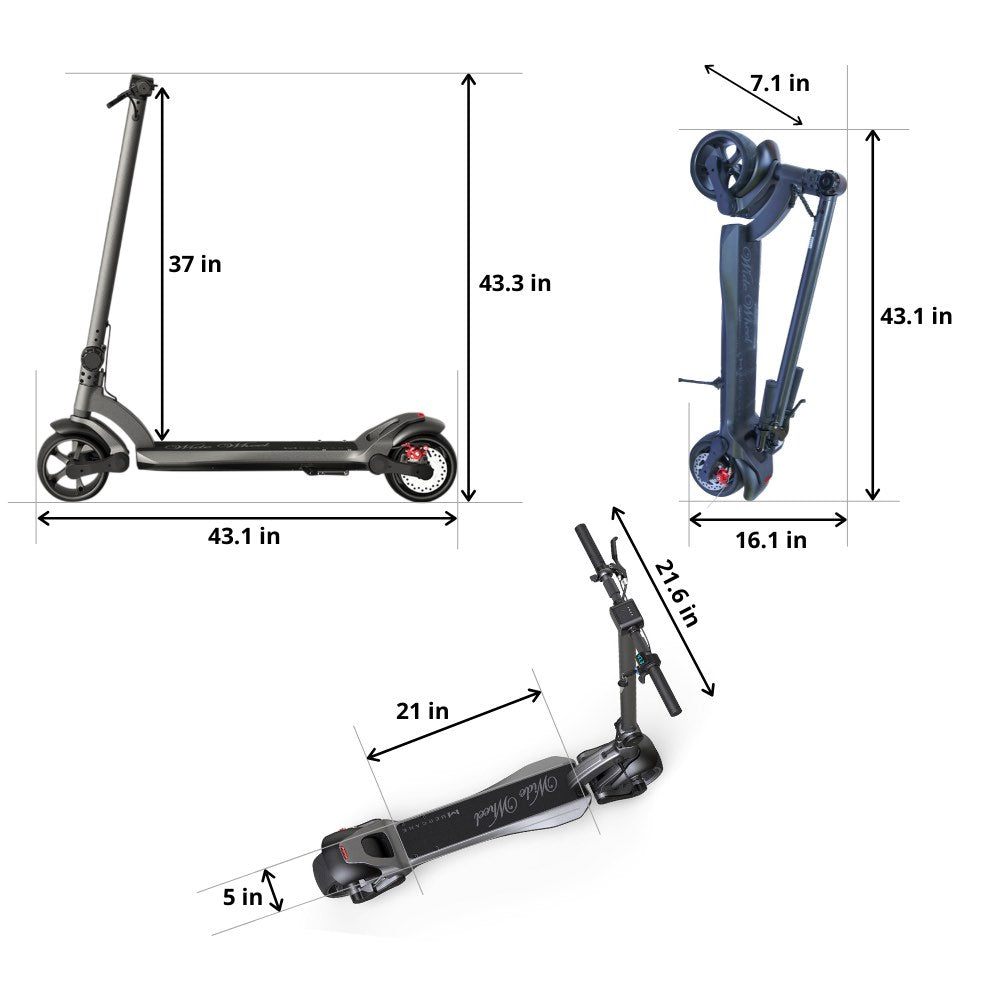 2020 Mercane WideWheel Pro 1000W Electric Scooter - Fast & Powerful Commuter Scooter for Adults - Perfect for Urban Commuting & City Rides