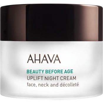 Ahava Uplift Night Cream 1.7 oz - Hydrating Anti-Aging Face Moisturizer for Women, Deep Nourishment for Overnight Skin Repair | Perfect for Dry Skin & Nighttime Skincare Routine