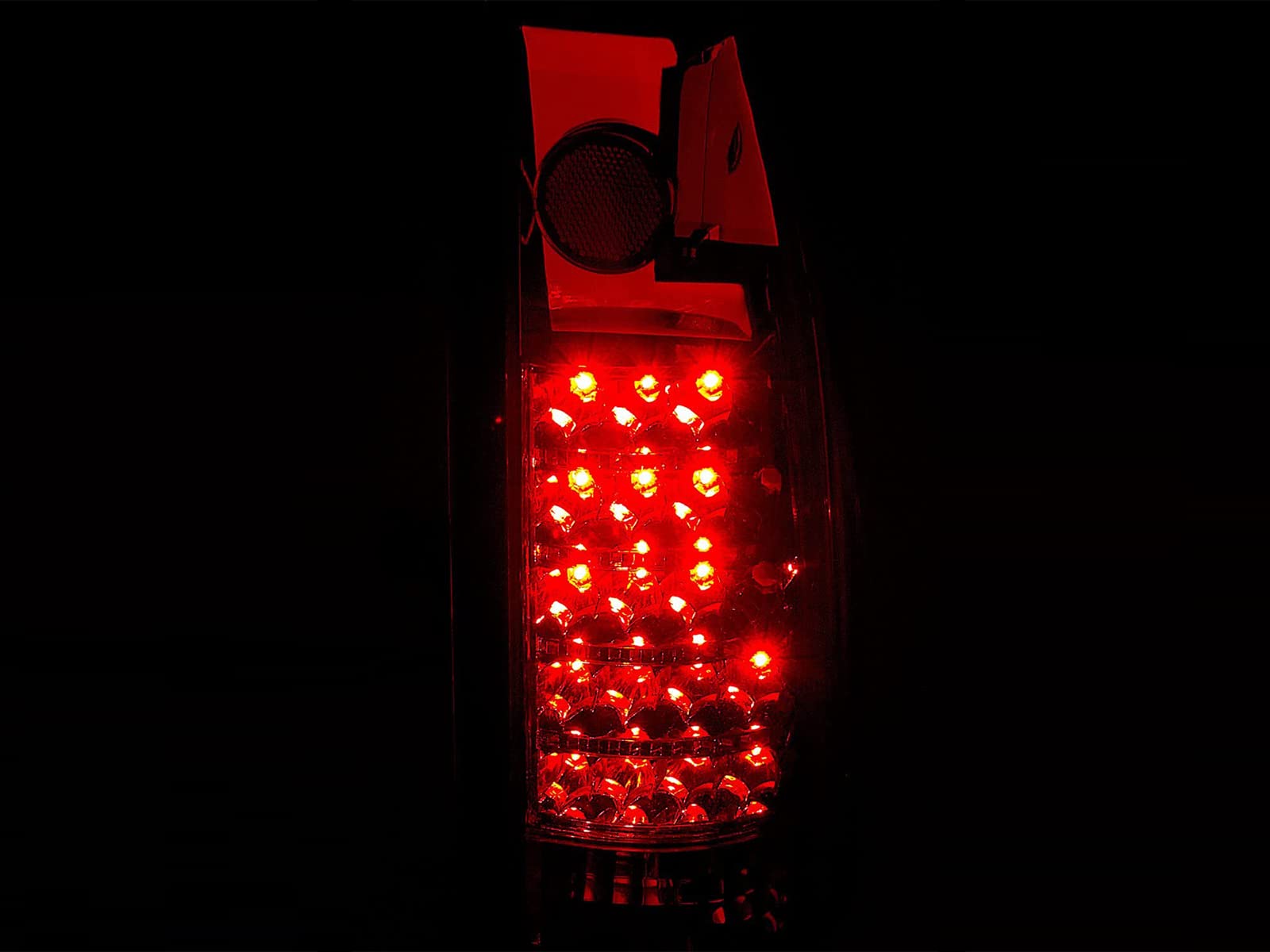 1988-1999 Chevy GMC C/K Pickup Truck Tahoe Suburban LED Tail Lights Pair - Smoke Lens Replacement for Driver & Passenger Side | Durable Waterproof Design for Night Driving & Off-Road Adventures