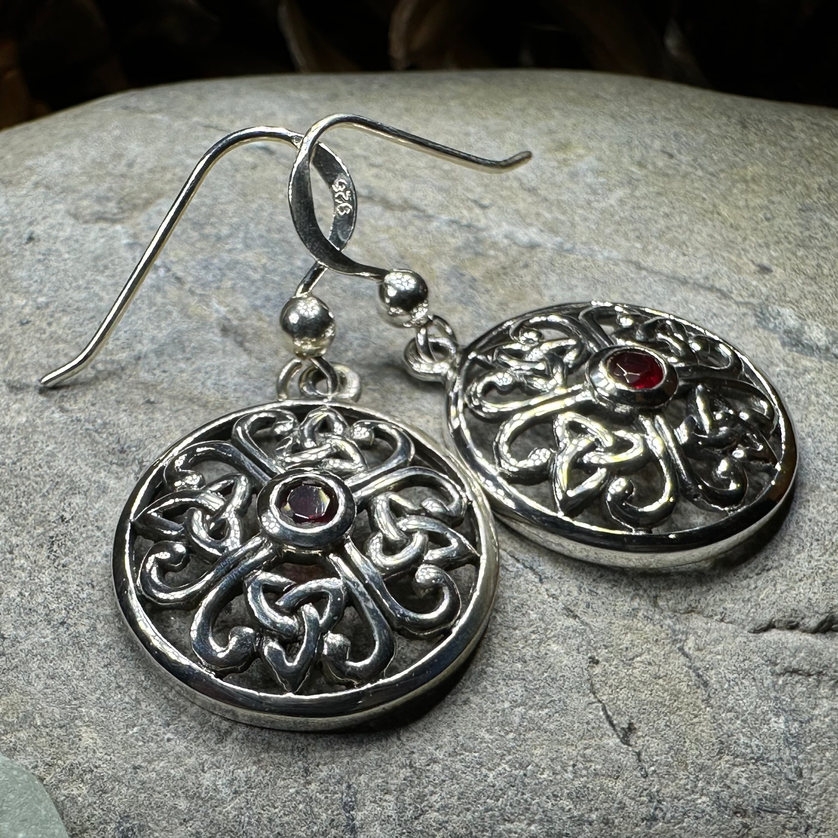 Ariadne Trinity Knot Earrings for Women - Sterling Silver Celtic Jewelry - Elegant Gift for Her, Wedding, Anniversary & Special Occasions