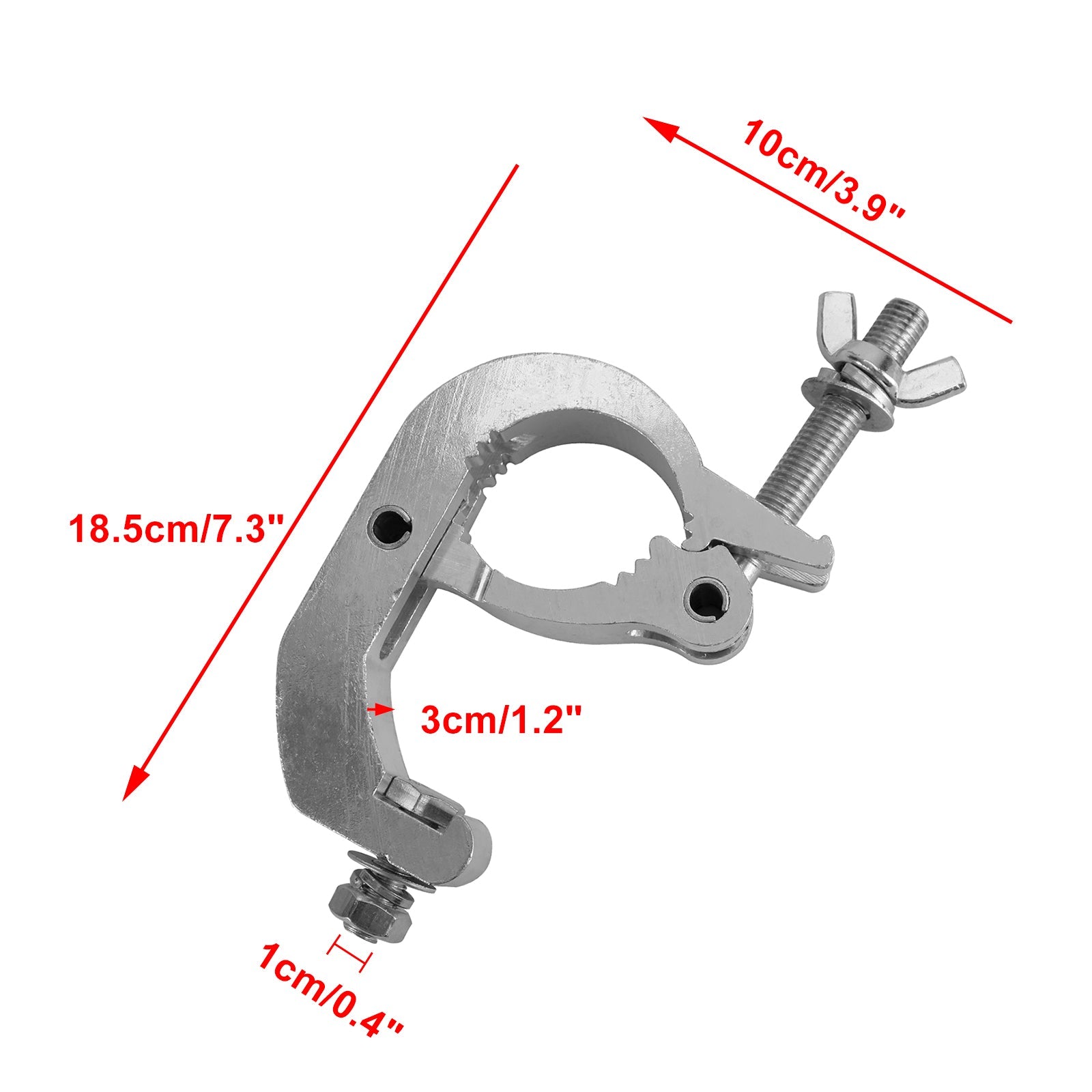 1/2/5Pcs Heavy Duty Stage Light Truss Clamps for 35-52mm OD Pipe - Compatible with Moving Head & PAR Lights - Perfect for DJ Shows, Concert Lighting & Stage Rigging