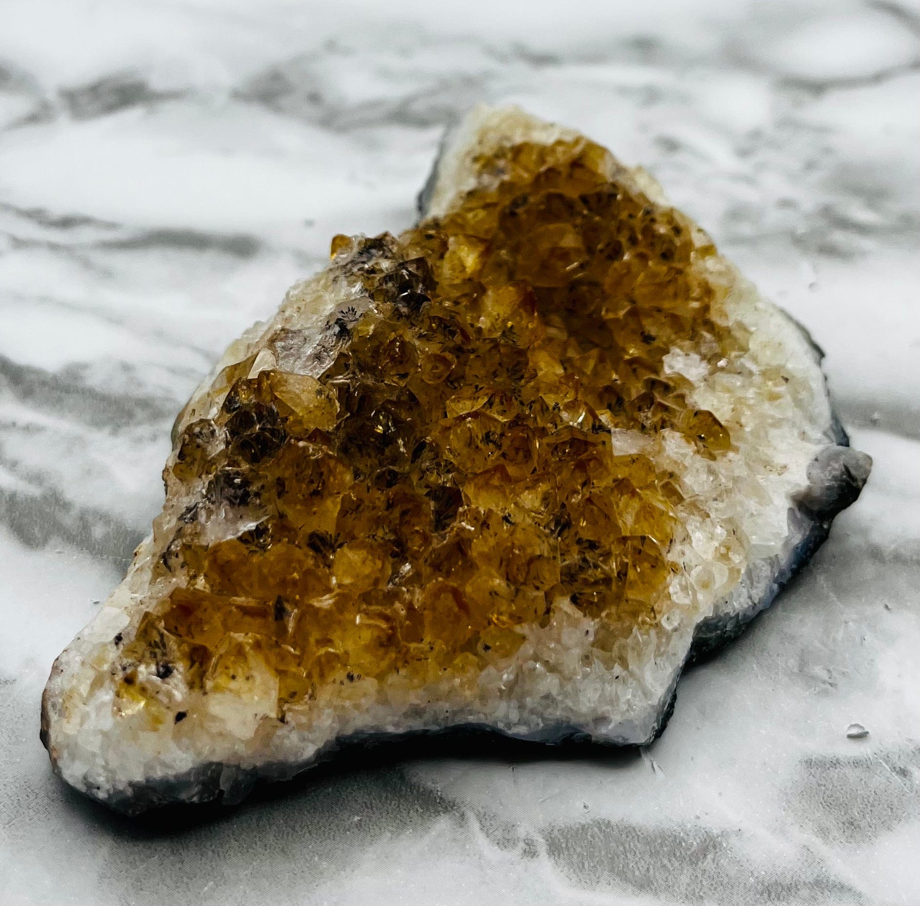 Natural Citrine Crystal Cluster - 30g Raw Healing Stone for Home Decor, Meditation & Energy Healing | Perfect for Spiritual Gifts, Reiki & Feng Shui