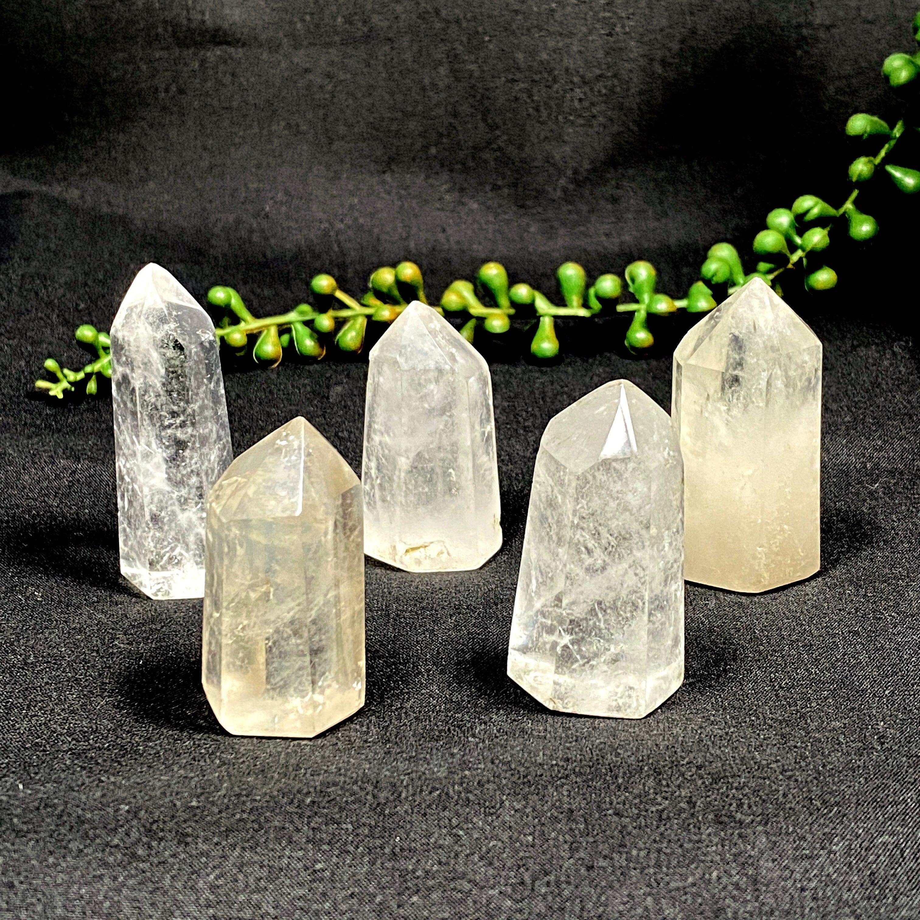 30-40g Clear Quartz Generator (CQG SM) - Natural Healing Crystal for Meditation, Energy Cleansing & Spiritual Growth