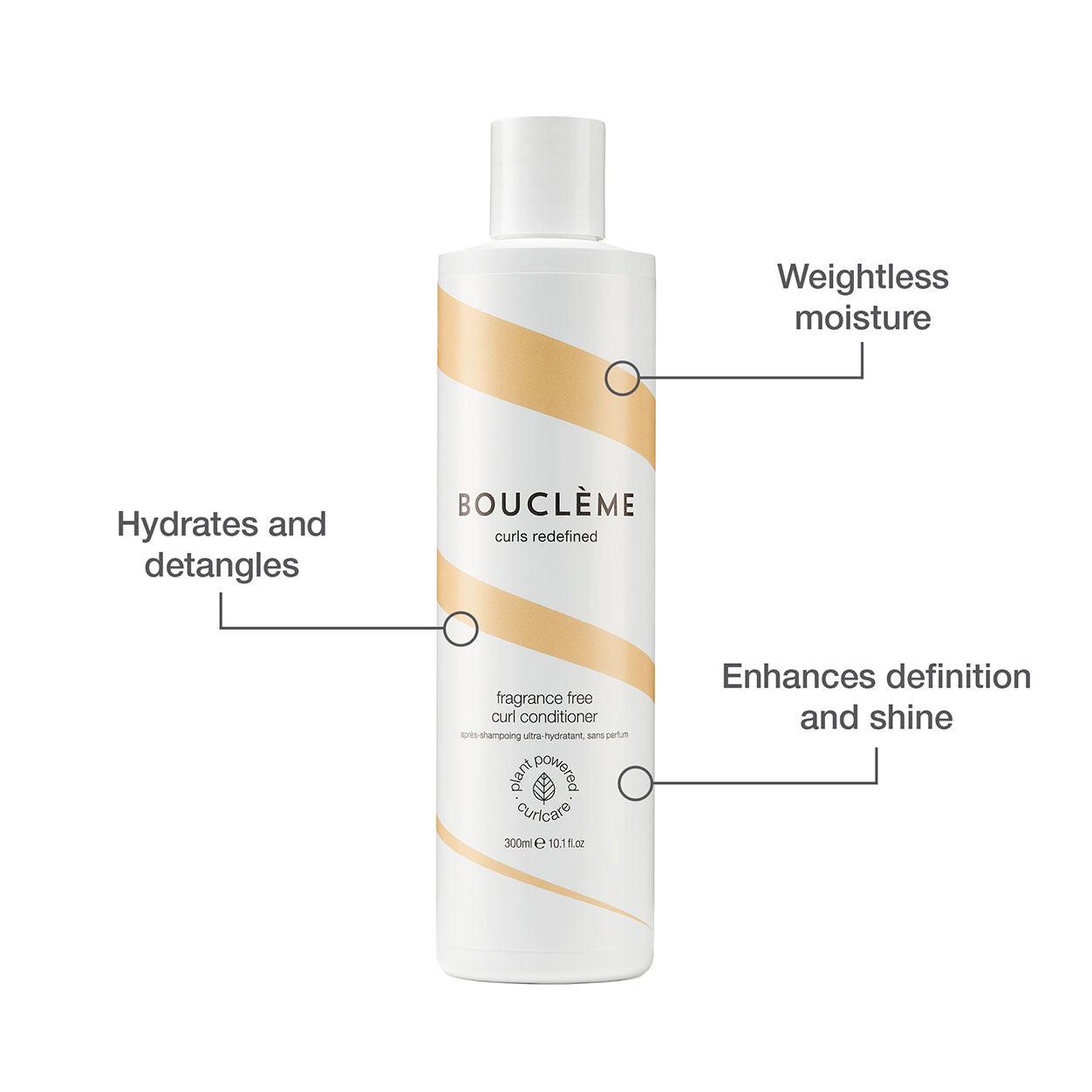 Fragrance Free Curl Conditioner for Natural Hair - Hydrating & Defining Curly Hair Care - Perfect for Daily Use & Curly Hair Routine