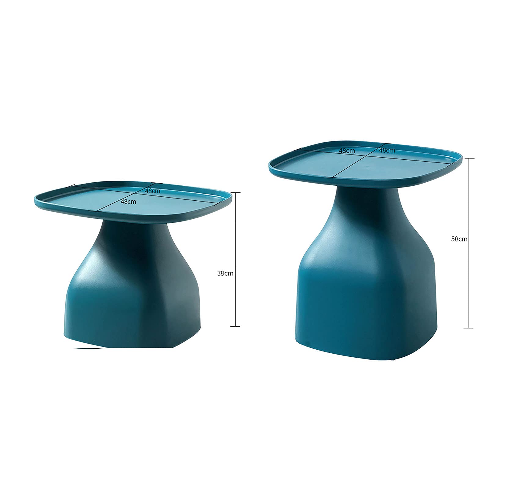 Square Plastic PP End Table - 48