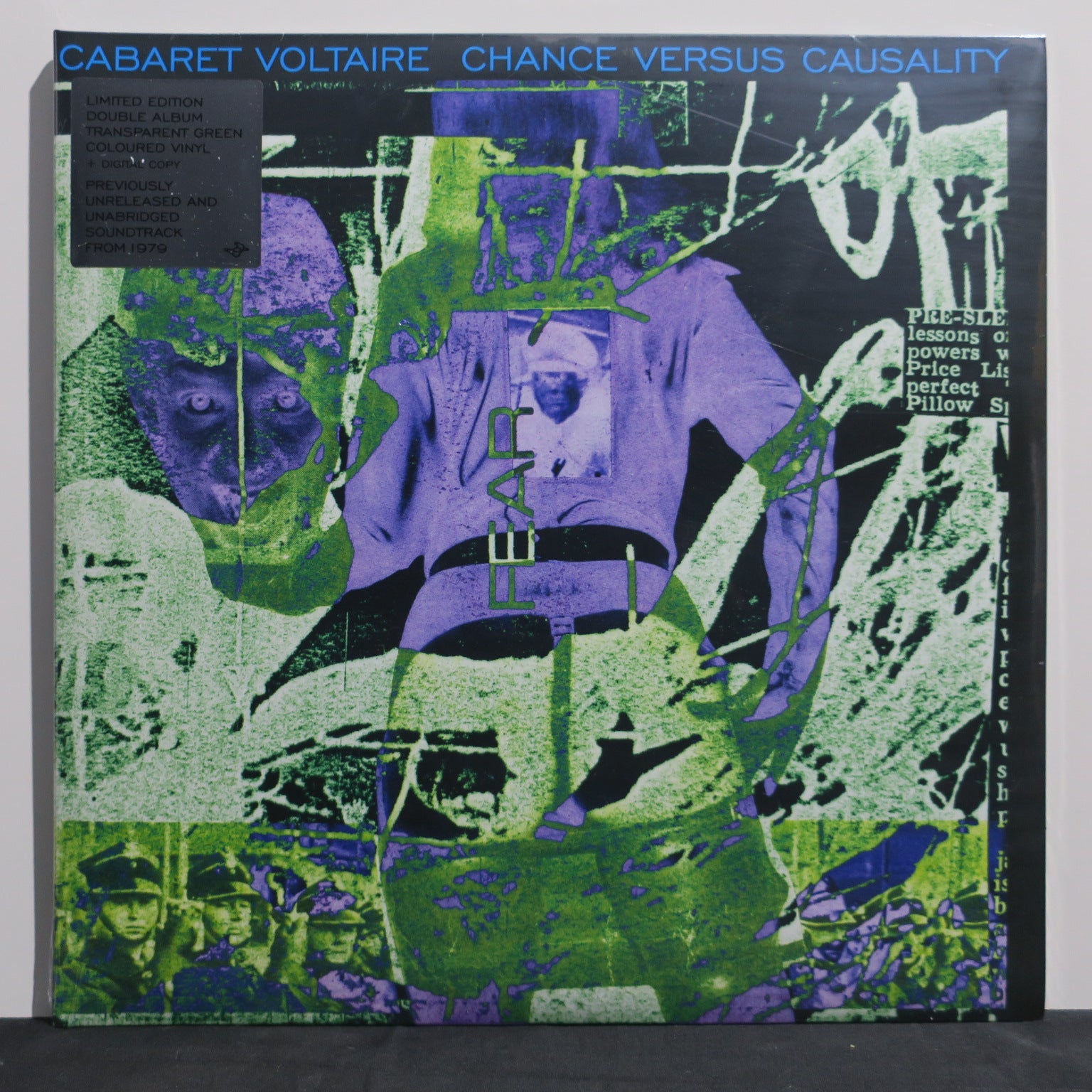 CABARET VOLTAIRE 'Chance Versus Causality' Limited Edition Green Vinyl 2LP Record - Perfect for Collectors & Audiophiles, Ideal for Home Listening & Music Enthusiasts