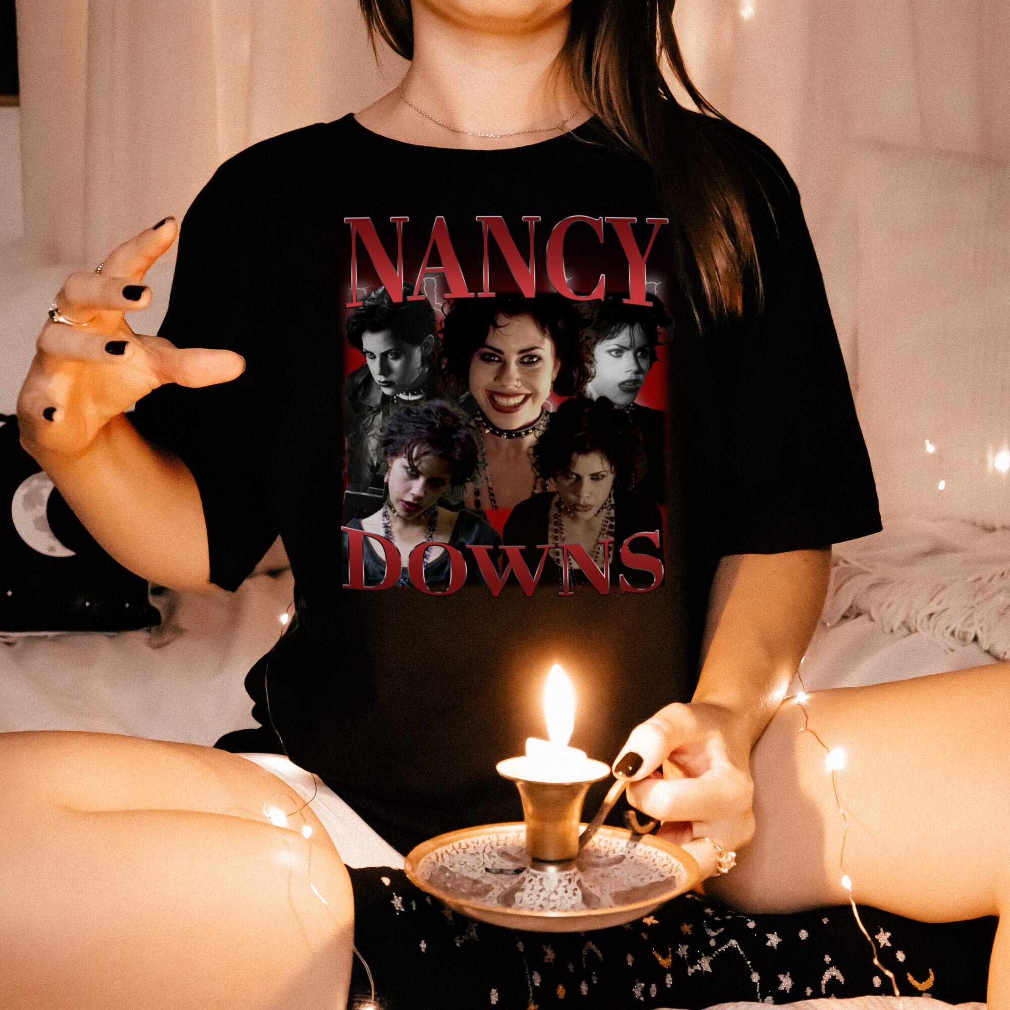 The Craft Movie Shirt - Retro 90s Vintage T-Shirt with Fairuza Balk Design - 90s Witch Aesthetic & Witchcraft Theme - Perfect for Halloween Costumes & Gothic Fashion Lovers