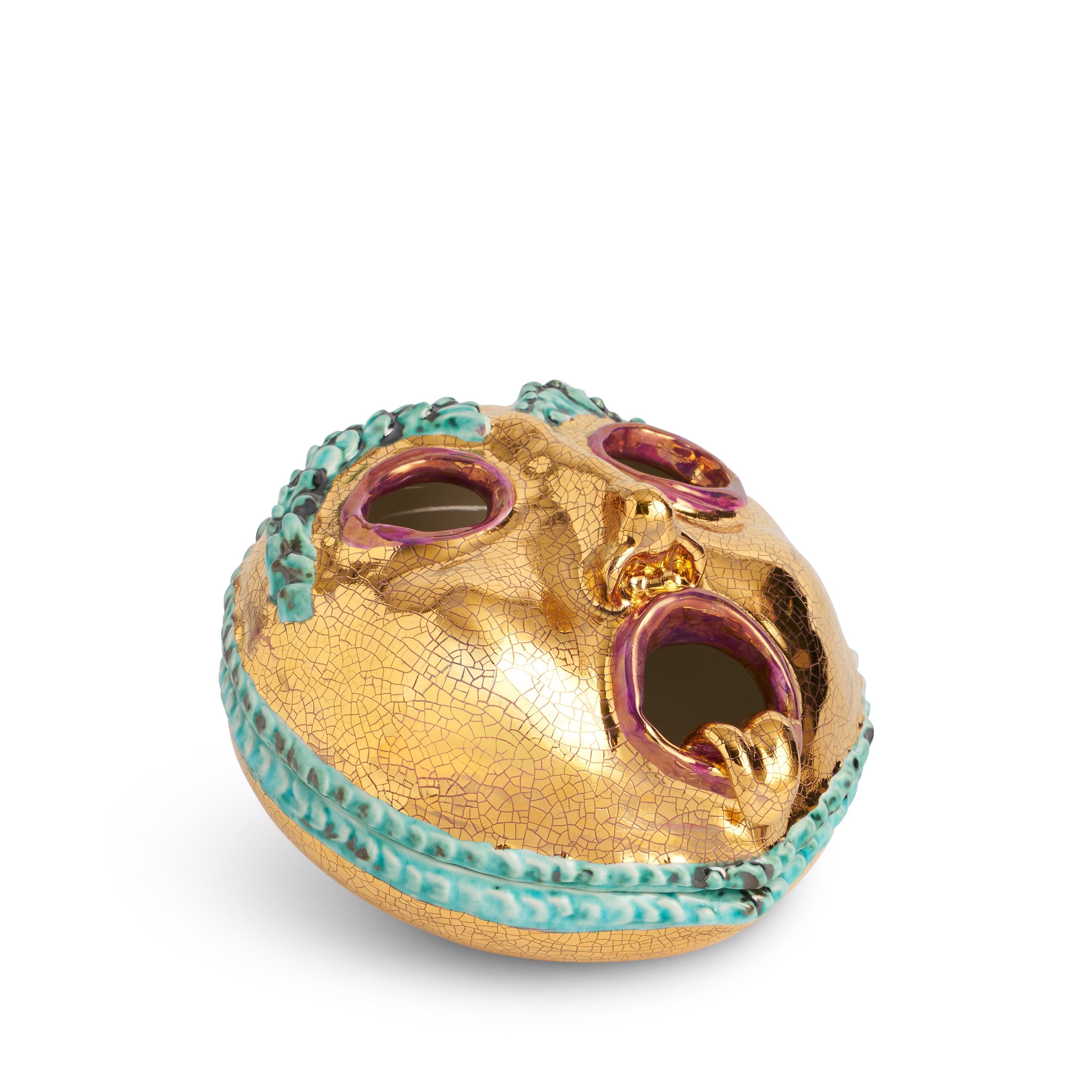 Exclusive Ruan Hoffmann Ceramic Mask Box - Handmade Artisan Face Mask Holder for Home & Spa Decor