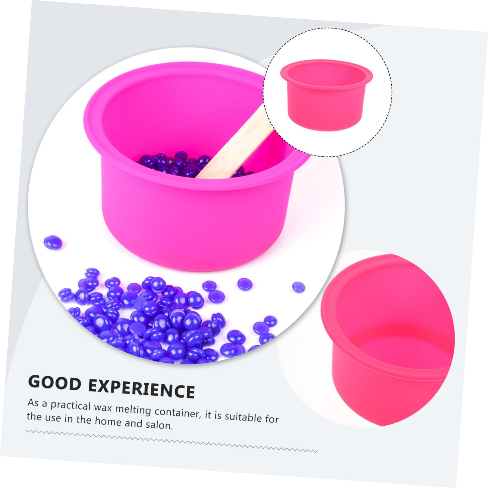 KALLORY Non-Stick Wax Melting Pot for Hair Removal & Candle Warmer - Wax Heater Inner Bowl with Lid, Perfect for Salon, Spa & Home Use - Butter Melting Pot, Rosin Wax Warmer Accessories