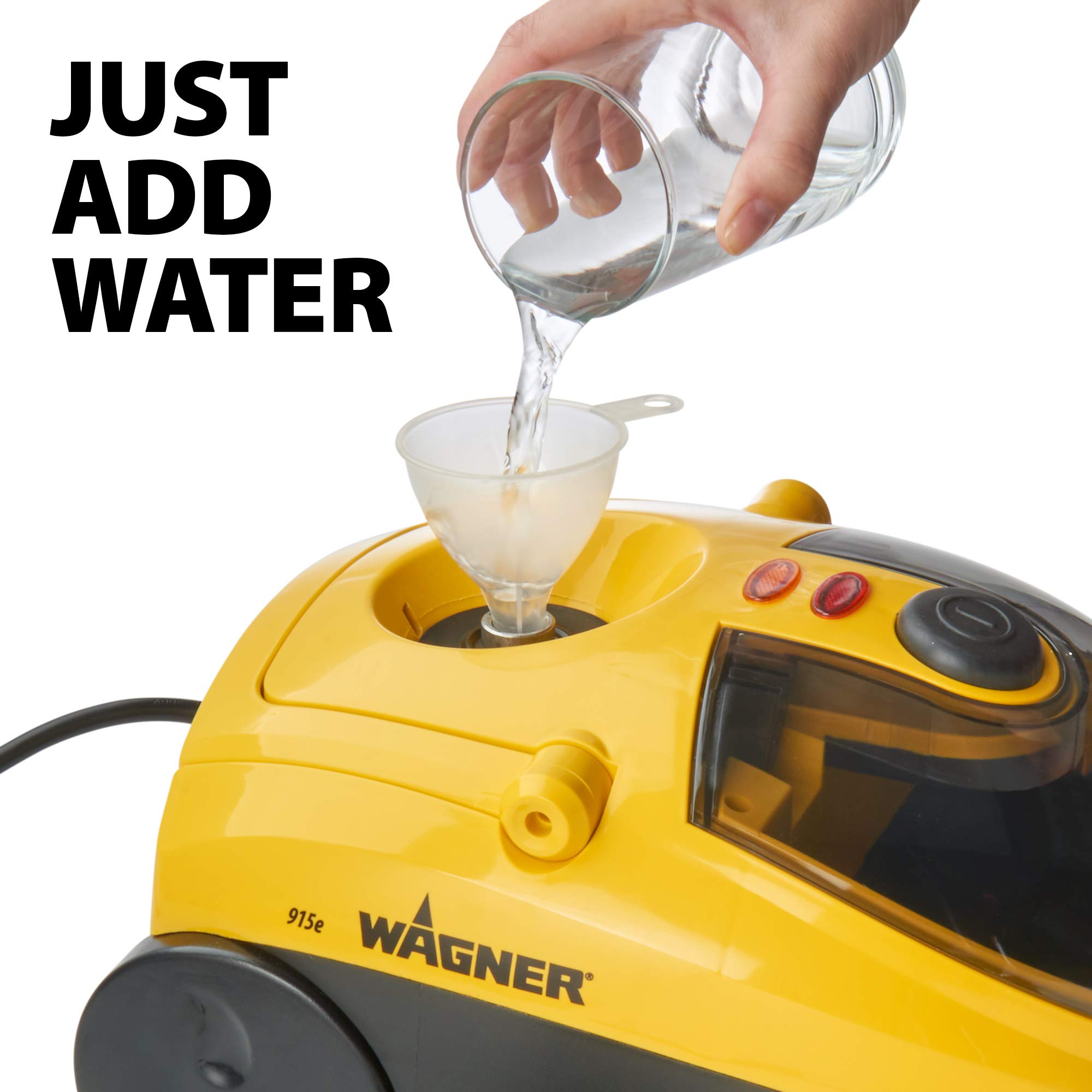 **Wagner Spraytech 915e On-Demand Steam Cleaner & Wallpaper Remover - Multipurpose Power Steamer with 18 Attachments (Including Storage Compartment) - Perfect for Floors, Tiles, Grout, and Home Deep Cleaning**