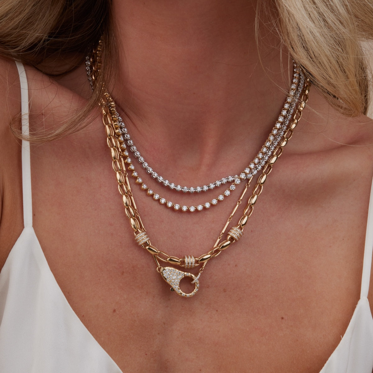 Every Which Way Necklace - Dainty Layering Chain Necklace for Women, Trendy Minimalist Jewelry Gift for Her | Perfect for Everyday Wear, Date Nights & Special Occasions