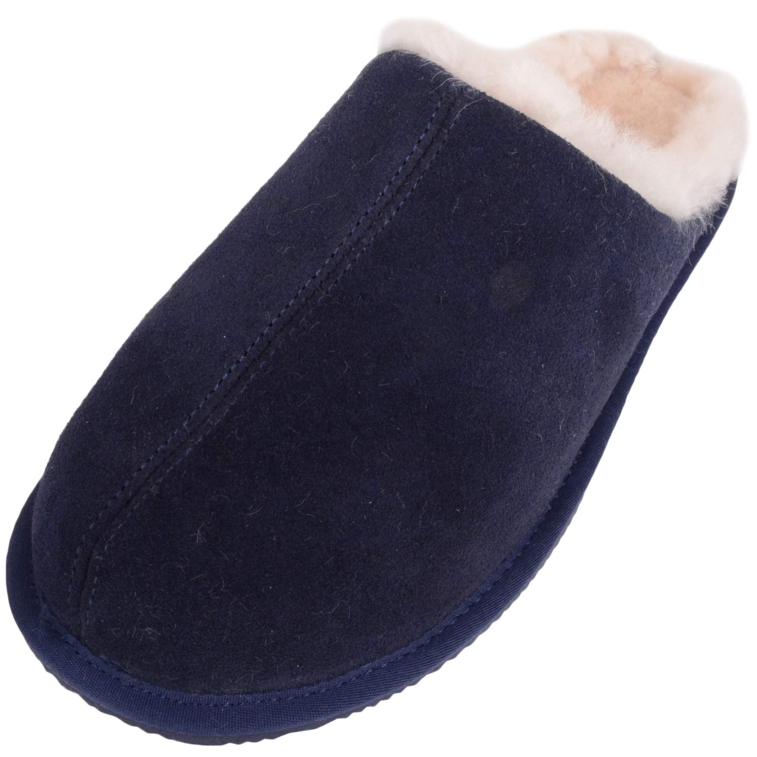 SNUGRUGS Men's Open Back Slippers - Comfortable House Shoes for Indoor & Outdoor Use - Perfect for Home, Lounge, and Backyard Relaxation
