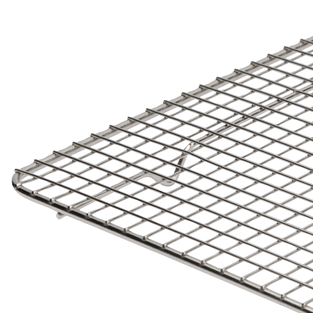 Browne 16 x 12 Inch Heavy Duty Wire Pan Grate - Commercial Grade Baking Rack for Oven, Grill, and Smoker - Perfect for Roasting, Baking, and Air Frying