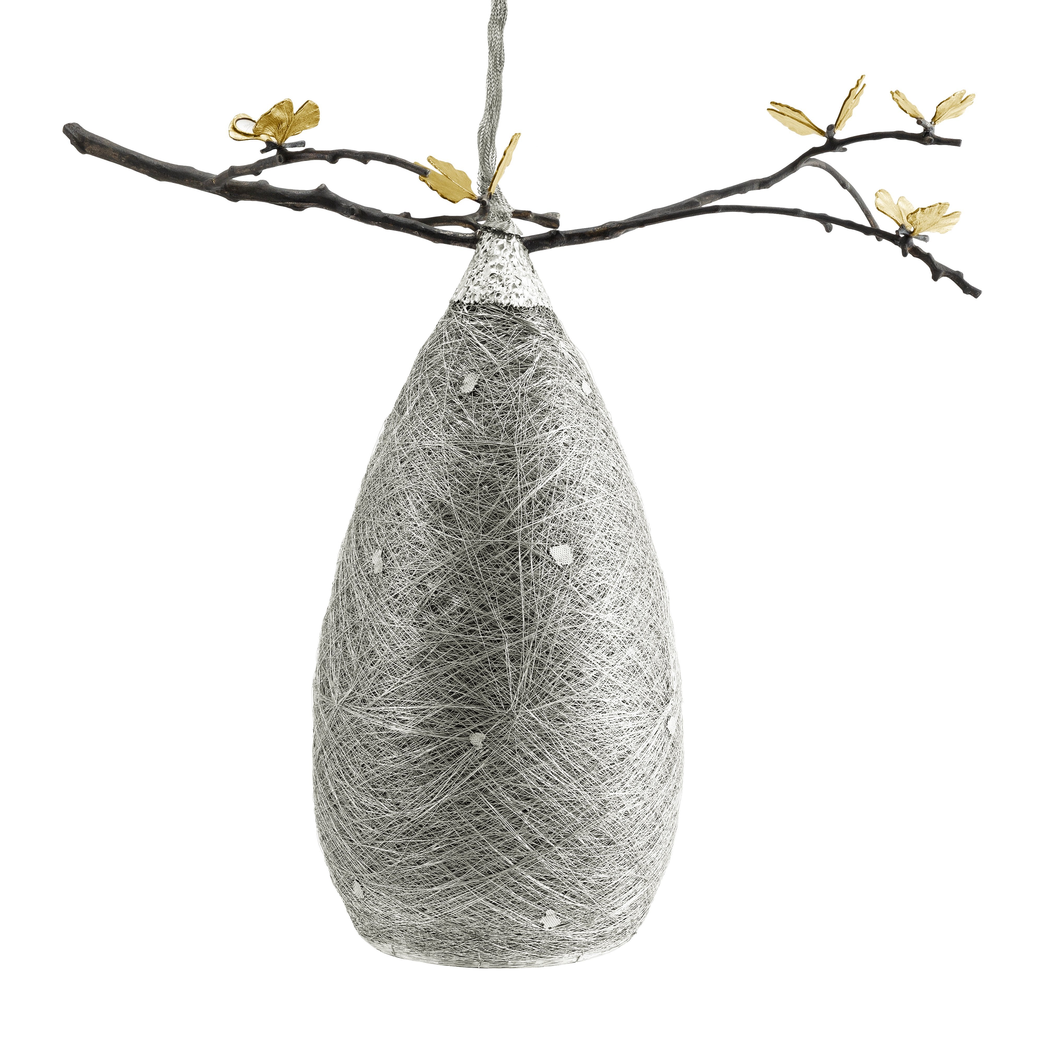 Modern Cocoon Pendant Light - Handwoven Rattan Hanging Lamp for Dining Room, Bedroom, or Living Room - Boho Chic Home Decor with Warm Ambient Lighting