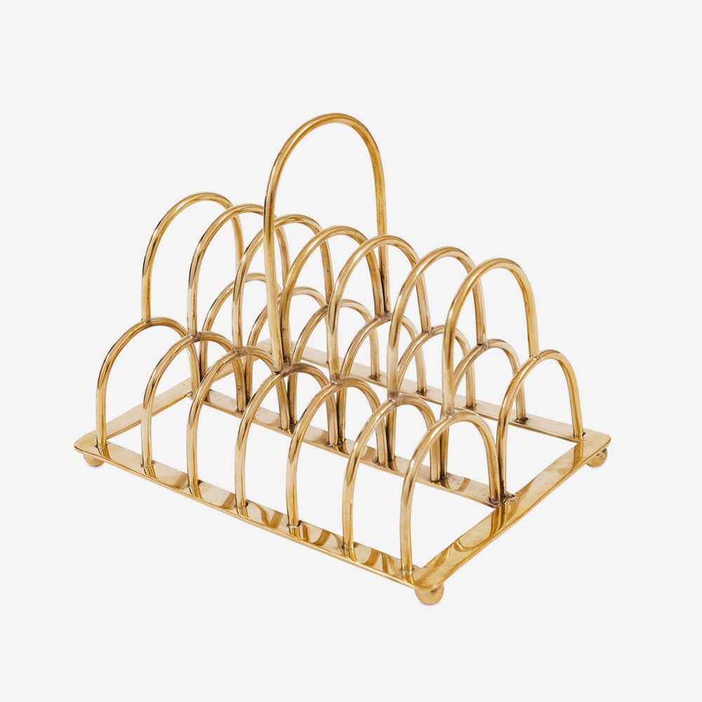 Premium Brass Desk Organizer - Elegant Storage for Pens, Pencils & Office Supplies | Perfect for Home Office & Workspace Organization