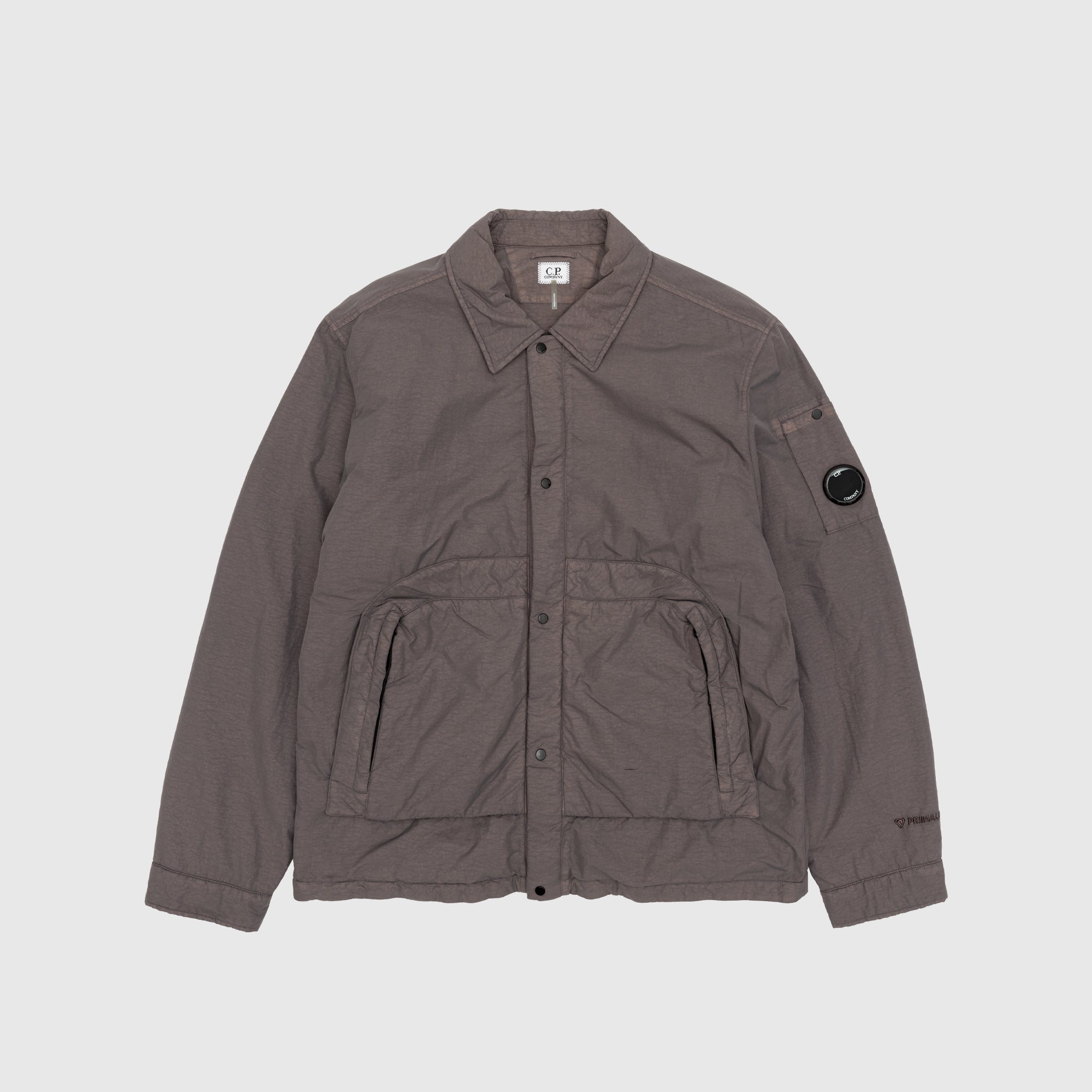 FLAT NYLON BUTTON-UP STAND COLLAR JACKET - Stylish & Lightweight for Office Wear & Casual Outfits