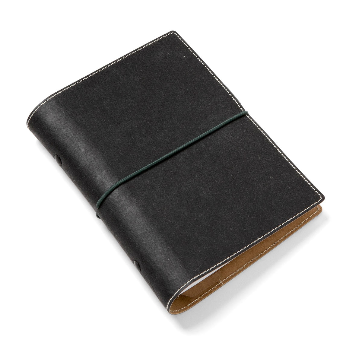 2025 Filafax Eco Essential Personal Organizer Planner - Ebony Leather Cover - 7.36
