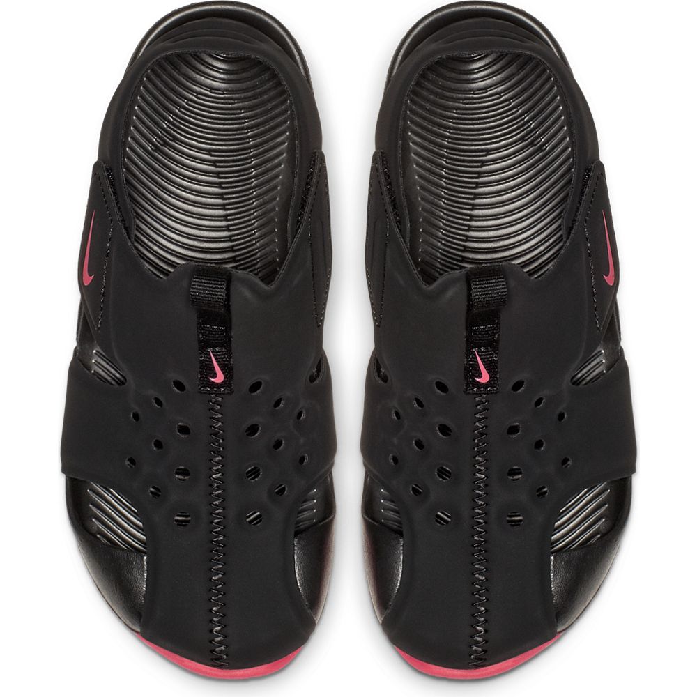 Nike Sunray Protect Kids Sandals - Black/Racer Pink | Comfortable & Durable for Beach, Pool & Outdoor Play