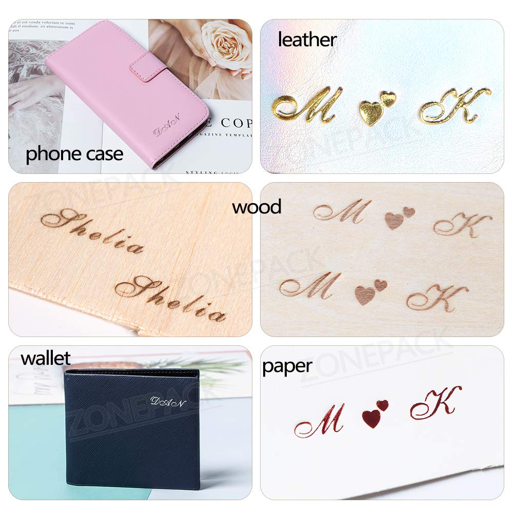 Premium Copper Brass Stamping Molds - 184PCS Cursive Letters, Numbers & Symbols for Hot Foil Stamping Machine | CNC Engraving Molds for DIY Crafts, Leather Embossing, Scrapbooking & Card Making