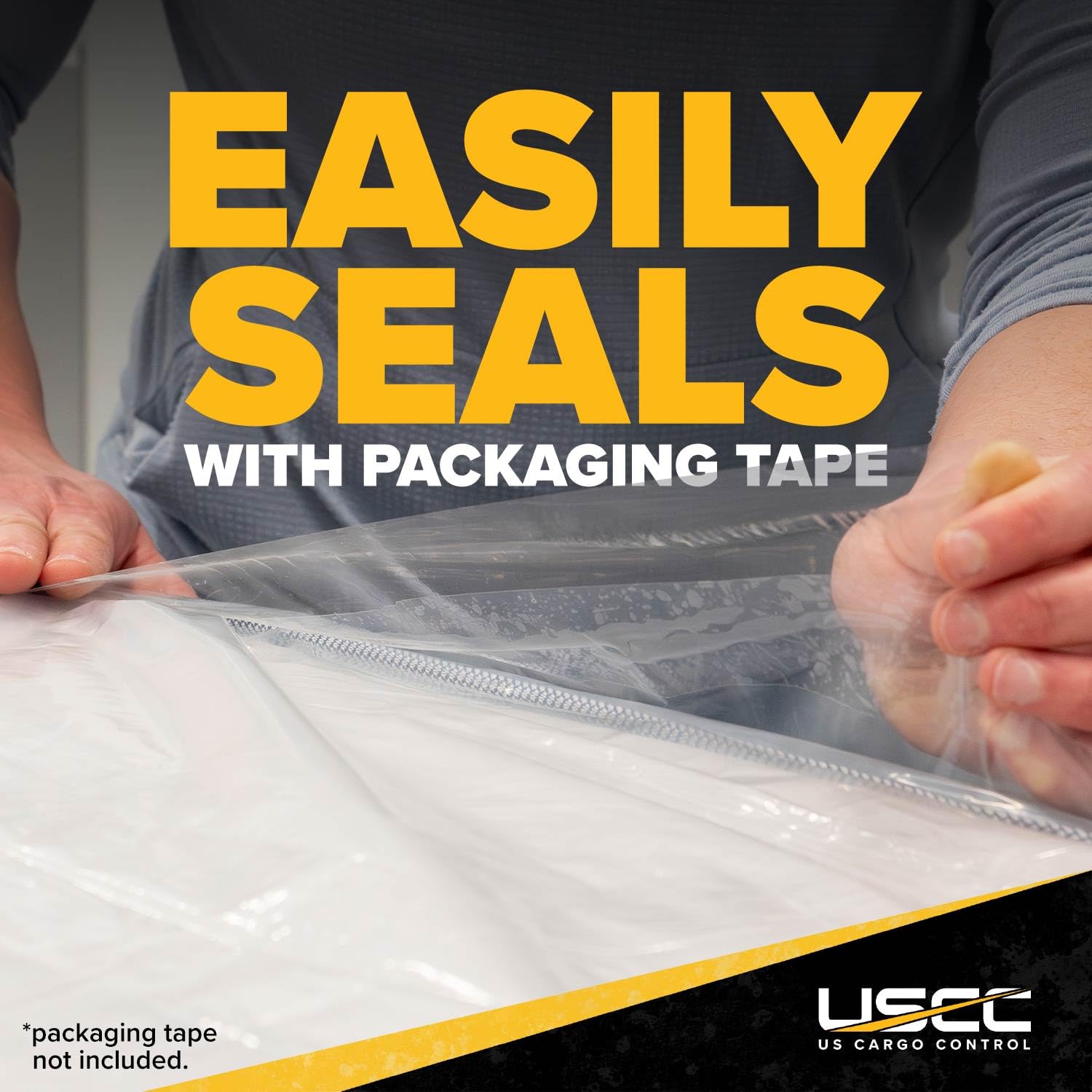 US Cargo Control Mattress Bag for Moving and Storage - Clear 2.0 Mil Plastic Mattress Cover Protects Queen & King Size Mattresses | Durable Disposal Mattress Protector for Moving (36 King Mattress Bags) | Perfect for Home Relocation, Long-Term Storage & Mattress Disposal