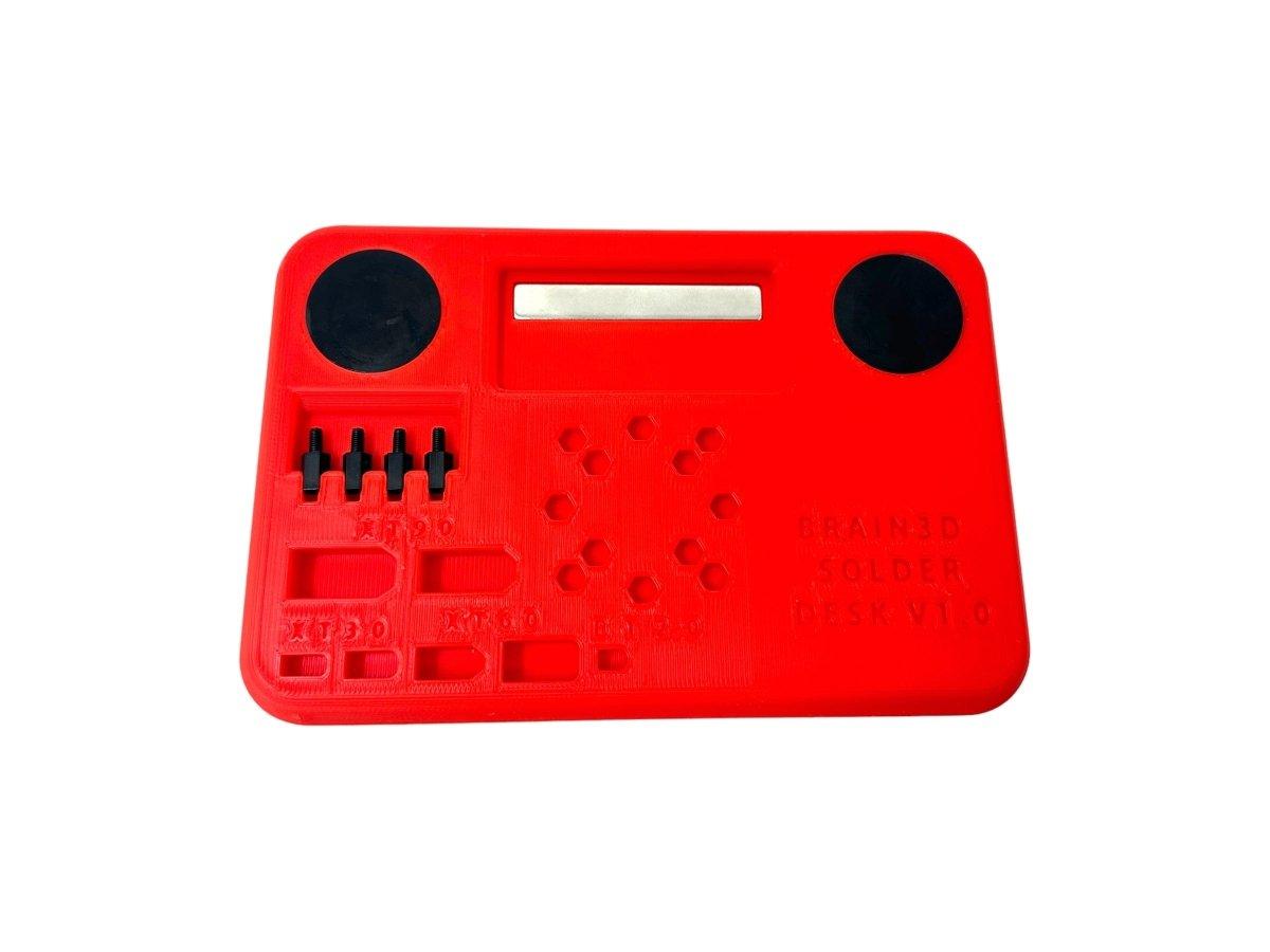 Brain3D Solder Desk V1.0 - Professional Soldering Station with Adjustable Temperature Control for Electronics Repair, DIY Projects & PCB Assembly - Perfect for Home Workshops, Makerspaces & Engineering Labs