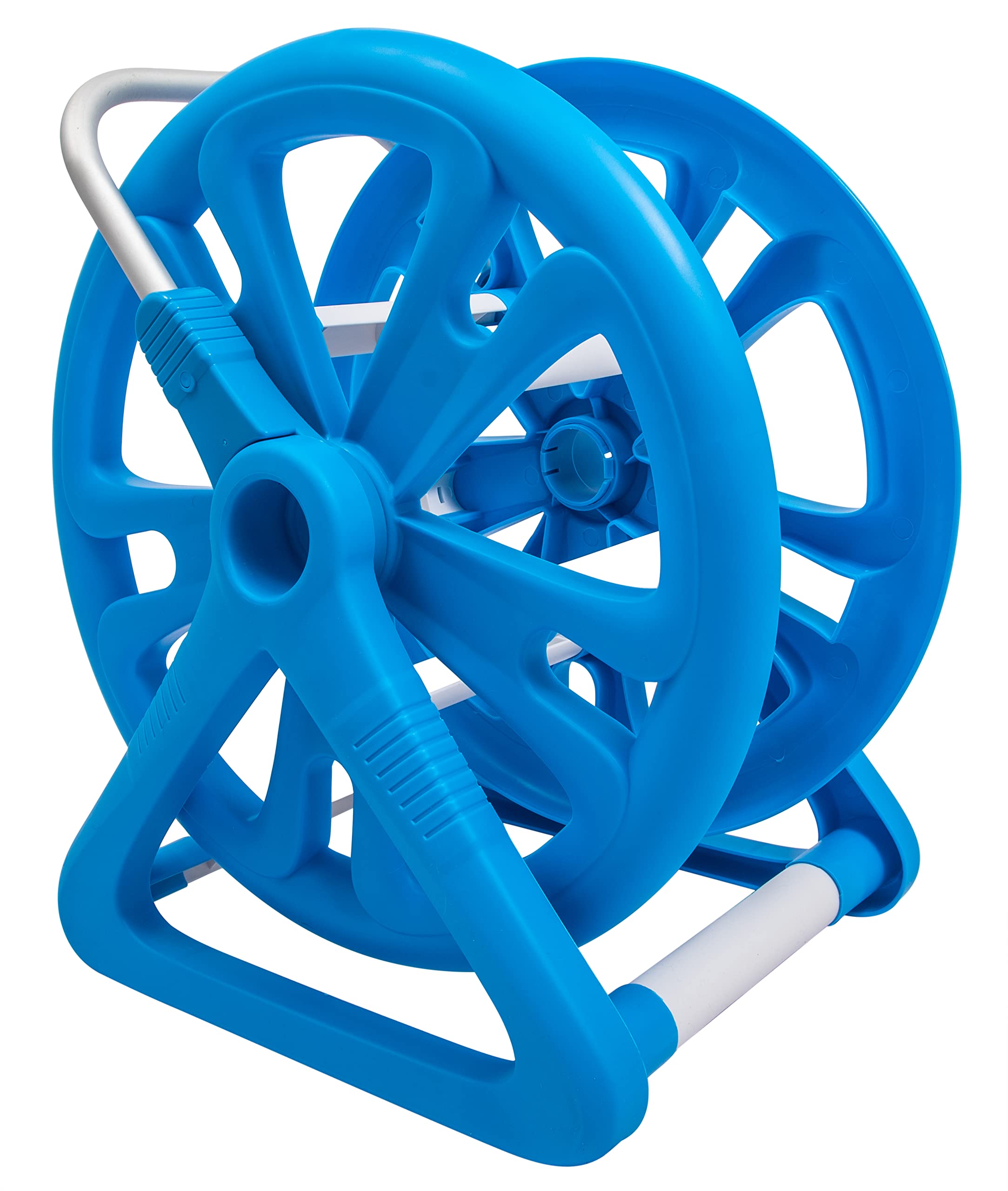 Portable Pool Vacuum Hose Reel 42ft - Aluminum Handle for Easy Storage & Cleaning