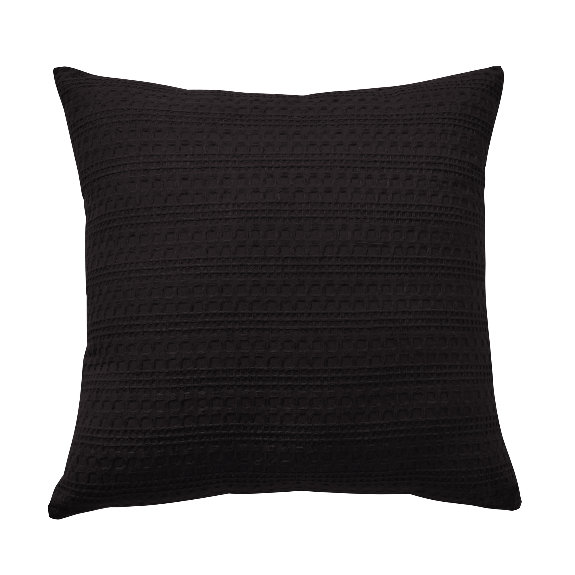 Kahlani Chocolate Square Cushion by Bianca - Luxury Decorative Throw Pillow for Sofa, Bed & Home Decor - Perfect for Living Room, Bedroom & Office