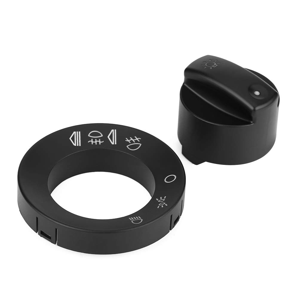 B7 Headlight Switch Repair Kit - Compatible with Audi S4 8E B6 B7 (2000-2007) & Fog Light Switch Cover - Replacement for 8E094153A - Perfect for Night Driving & DIY Car Maintenance