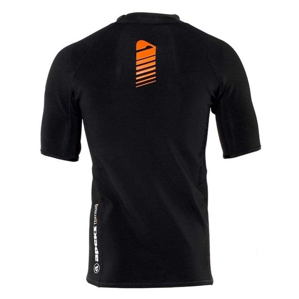 Apeks Thermiq Men's Carbon Short Sleeve Dive Top - Premium Scuba Diving Shirt for Warm Water & Tropical Diving Adventures