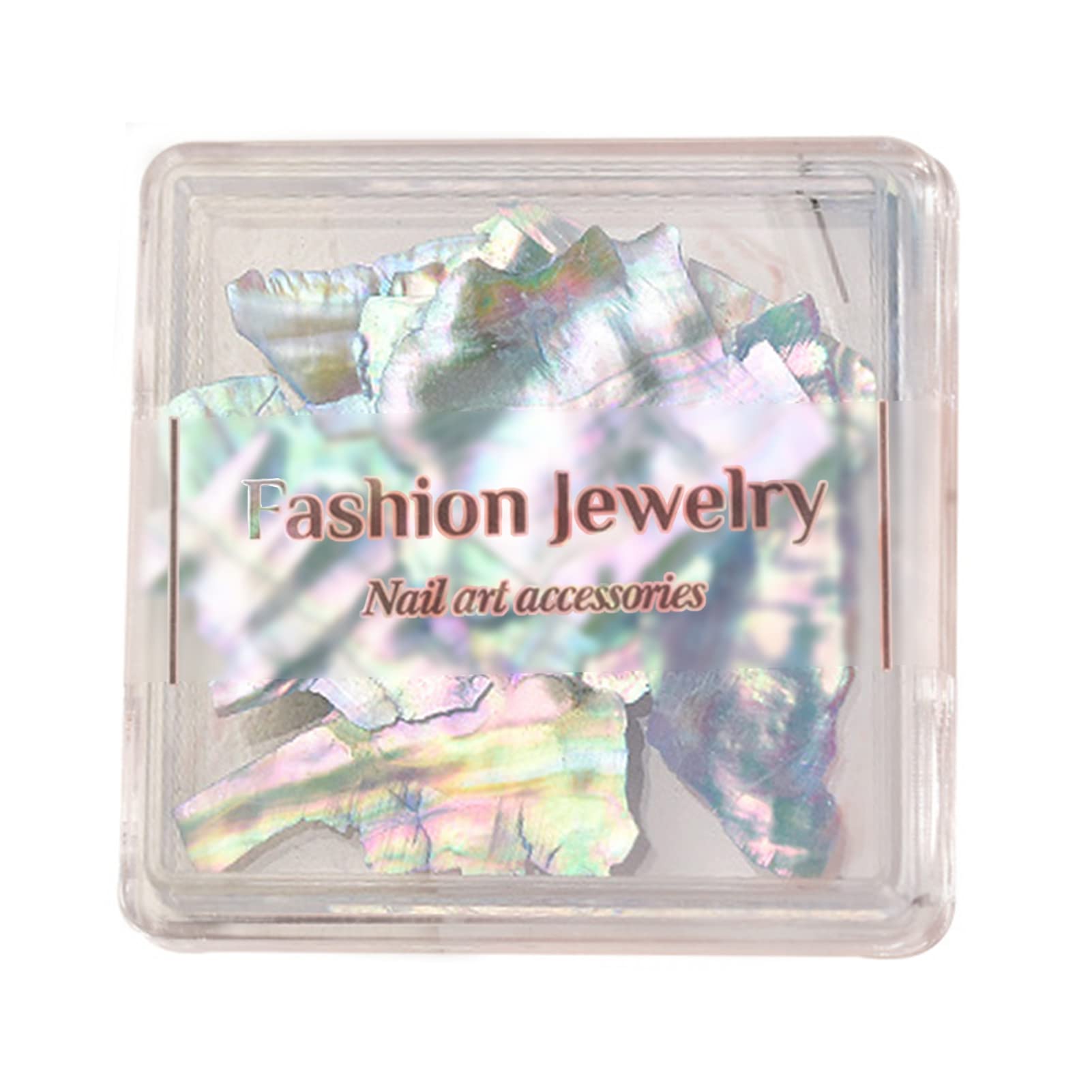 Holographic Chameleon Nail Art Glitter Powder - Metallic Mirror Chrome Flakes for Manicure & Nail Decoration | Blue Irregular Sequins & Shell Slices for DIY Nail Art, Party & Special Occasion Makeup