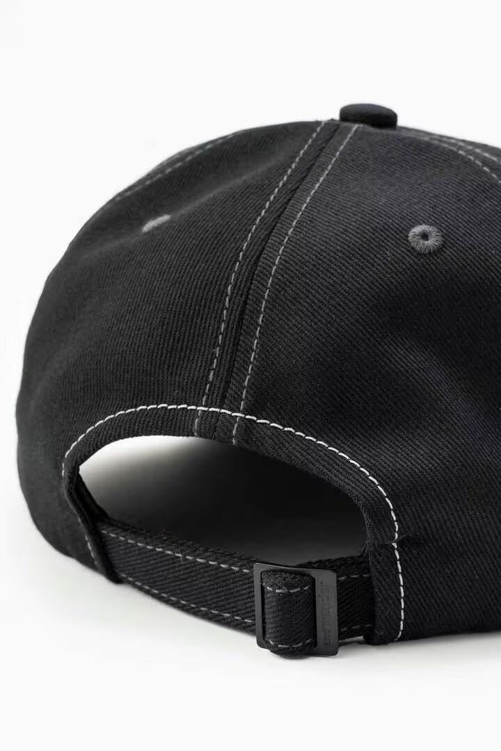 AND WANDER Cotton Twill Cap - Black | Stylish Outdoor Hat for Hiking, Camping & Travel