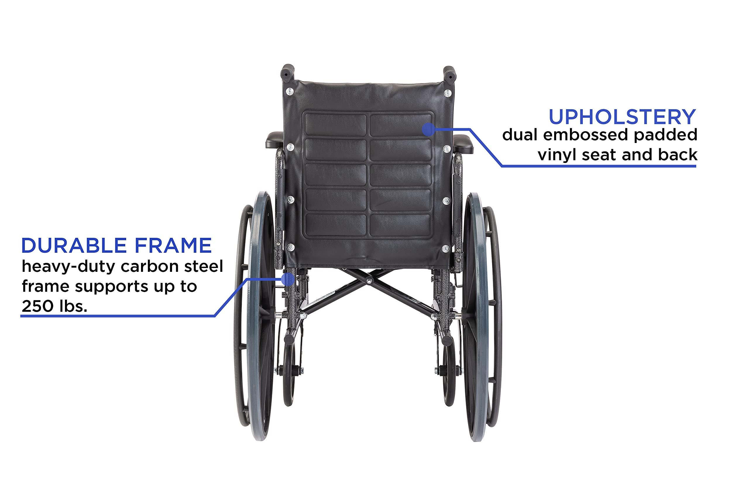 Invacare Tracer EX2 Standard Folding Wheelchair for Adults - 16