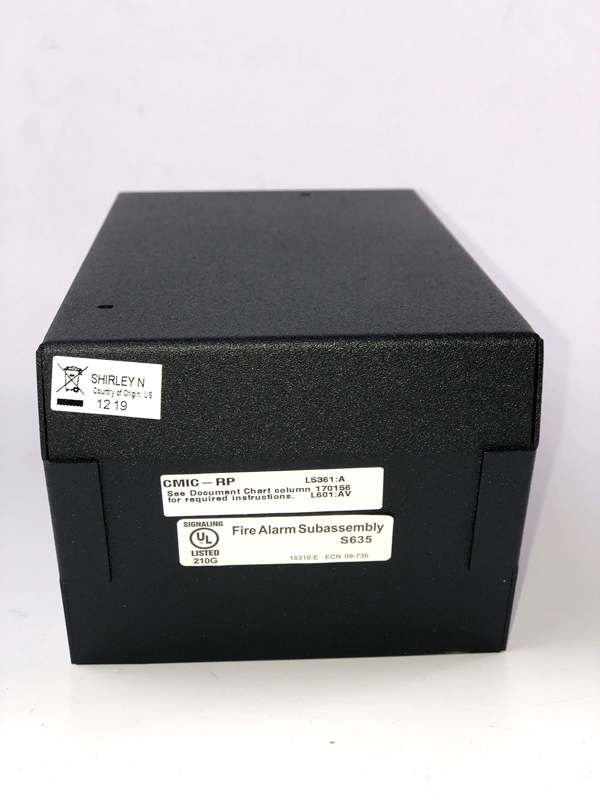 Notifier CMIC-RP Microphone with Well for CAB-RP Cabinet - Fire Alarm System Accessory for Commercial Buildings & Industrial Facilities
