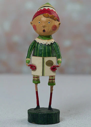 Lori Mitchell Henry Christmas Caroler Figurine - Handcrafted Holiday Decor for Christmas Tree, Mantel & Tabletop - Perfect for Festive Home Decor & Gift Giving