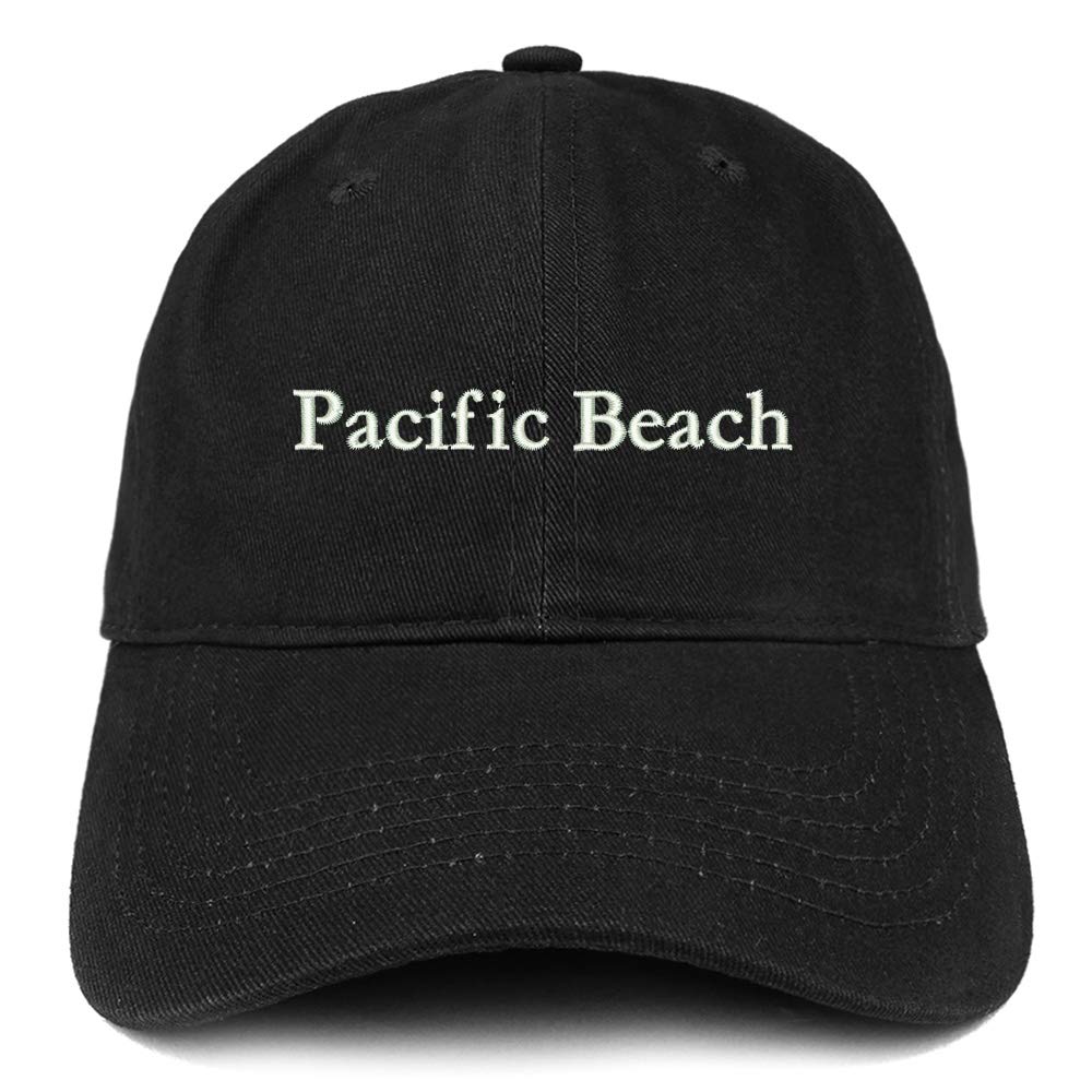 Trendy Embroidered Brushed Cotton Cap for Men & Women - Soft Comfortable Adjustable Unisex Hat for Outdoor Activities, Beach, Hiking and Casual Wear | Pacific Beach Fashion