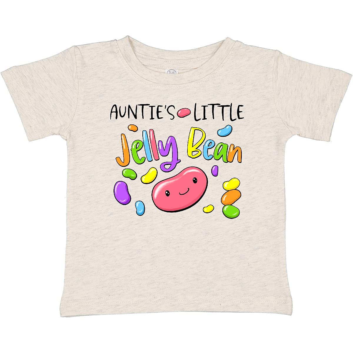 Inktastic Aunties Little Jellybean Cute Easter Candy Baby T-Shirt - Adorable Outfit for Easter, Baby Showers & Family Photos