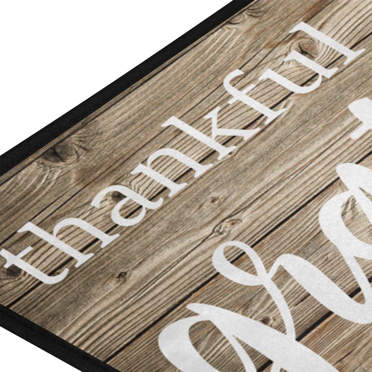 Non-Slip Sunflower Kitchen Rug - Washable Fall Floor Mat with Cushion Comfort, Farmhouse Decor for Thankful & Grateful Home - Perfect for Kitchens, Entryways, and Cozy Farmhouse Style