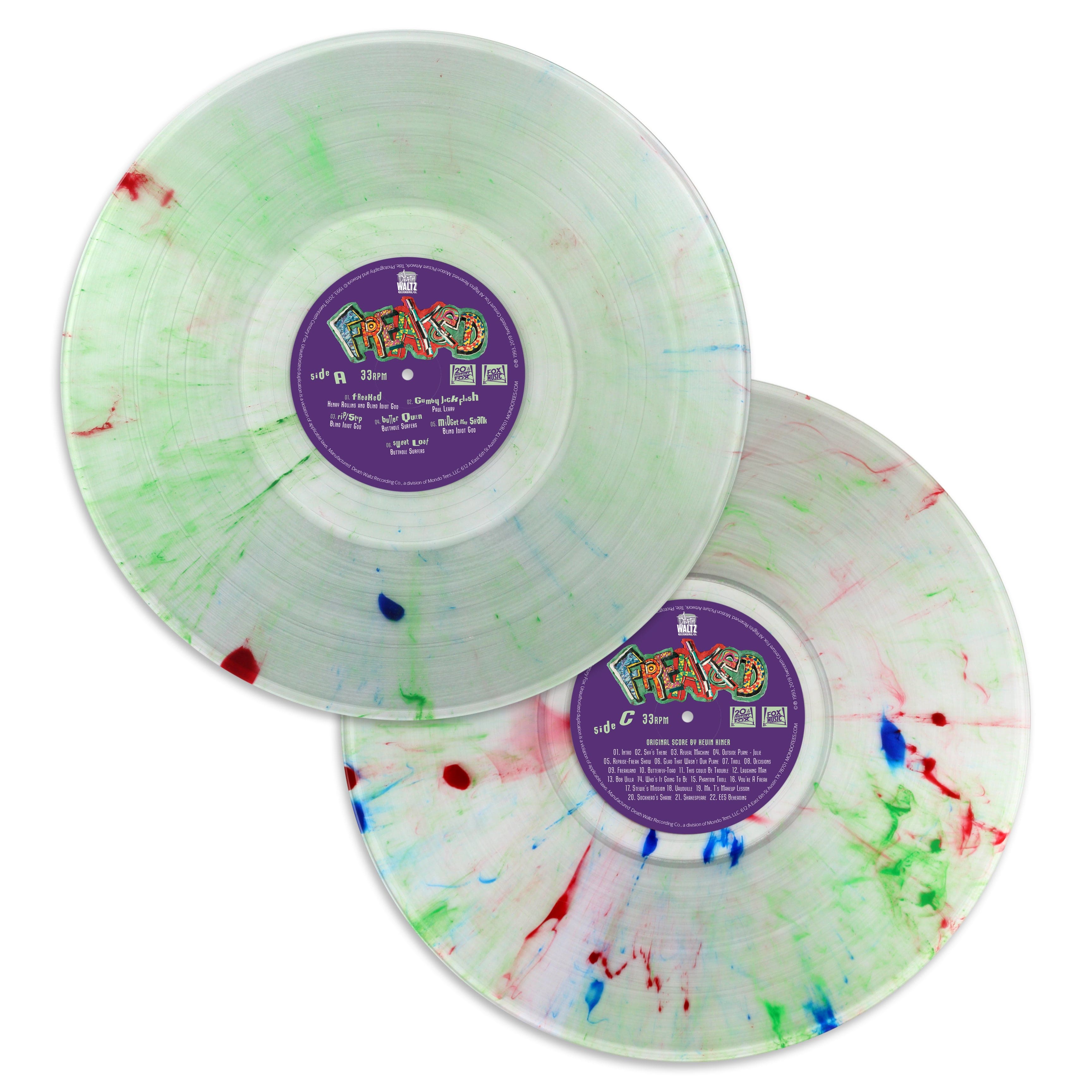Freaked – Original Motion Picture Soundtrack 2XLP Vinyl Record | Limited Edition Movie Score Collector's Item | Perfect for Film Buffs & Vinyl Enthusiasts