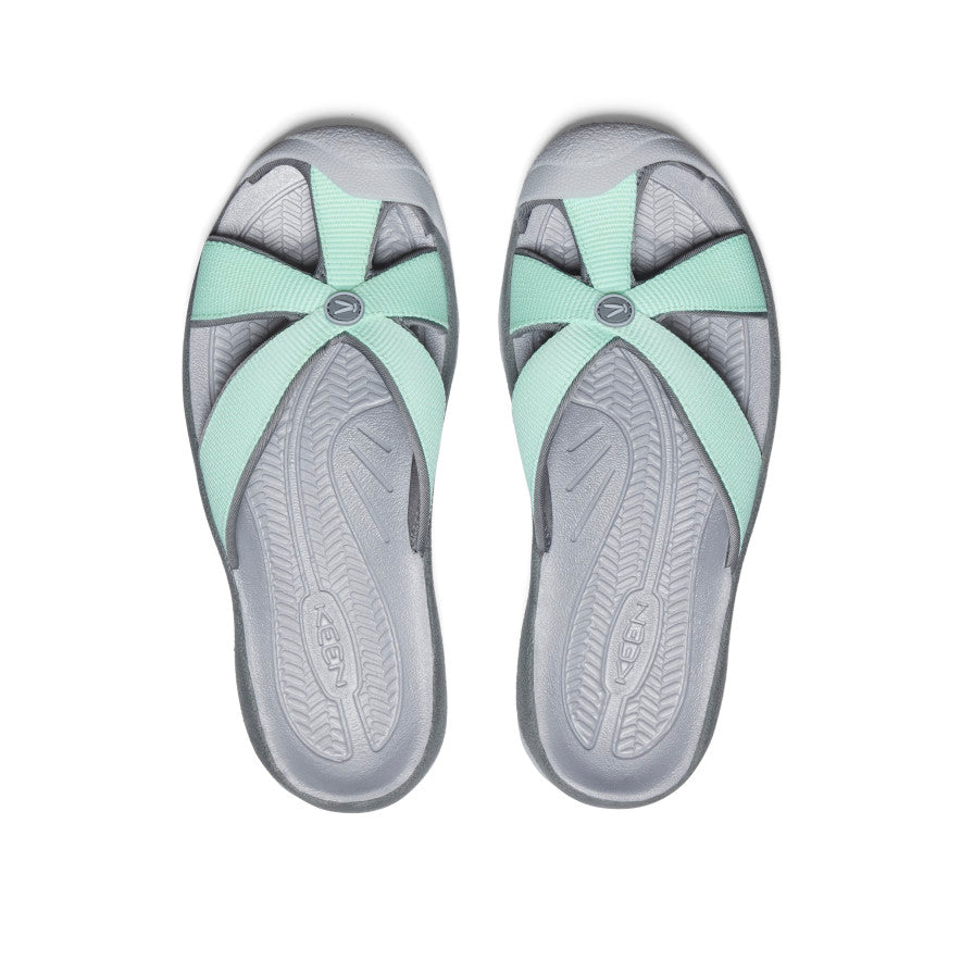 Women's Bali Slide Sandals - Comfortable Summer Slippers | Lichen/Steel Grey | Perfect for Beach, Poolside & Casual Wear
