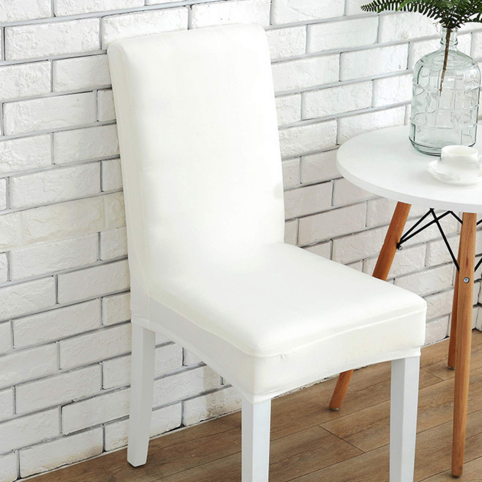 YURASIKU 1PC Washable Stretch Dining Chair Cover - Universal Removable Protective Slipcover for Dining Room, Wedding, Banquet & Party - Perfect for Home Decor, Restaurant Events and Special Occasions