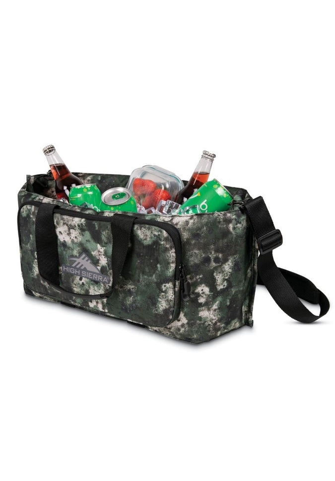 High Sierra Beach N Chill Cooler Duffle Bag - Insulated Waterproof Picnic & Camping Gear for Outdoor Adventures, Beach Trips, and Tailgating Parties