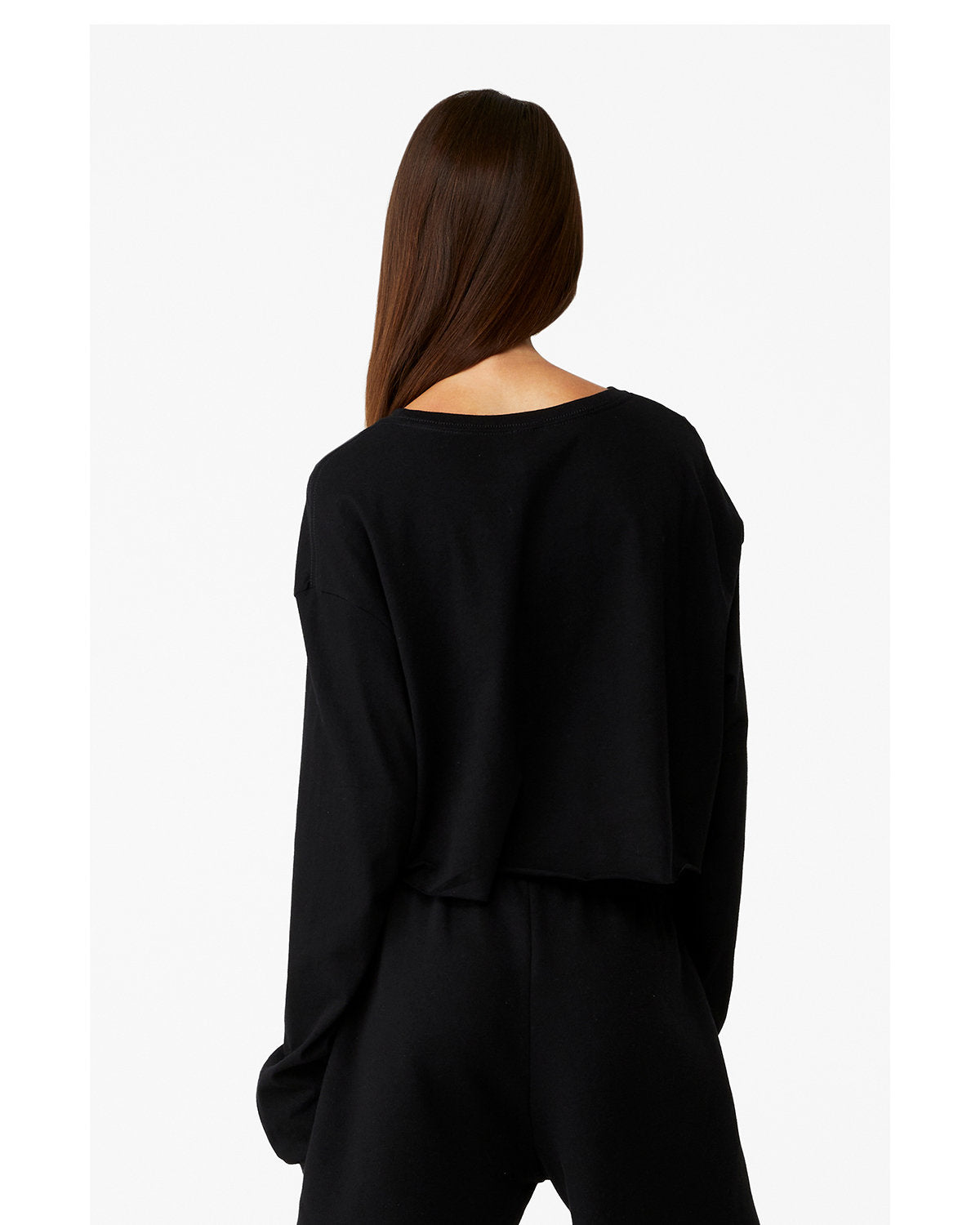Bella + Canvas 6501B Women's Cropped Long Sleeve T-Shirt - Soft Cotton Tee for Casual Wear, Workout & Layering | Perfect for Yoga, Gym & Everyday Outfits