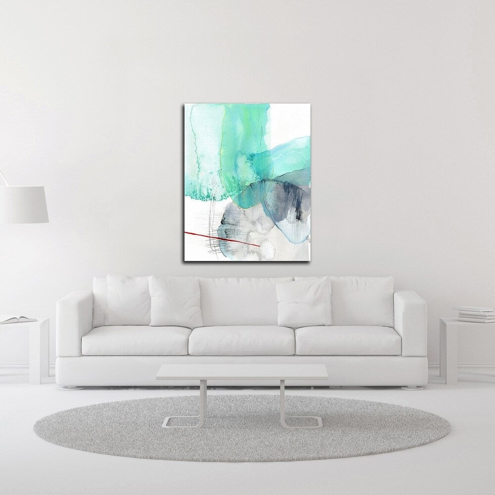Beach Study 1 by Elisa Sheehan - Premium Canvas Wall Art Print - Ready to Hang Coastal Decor for Living Room, Bedroom & Office