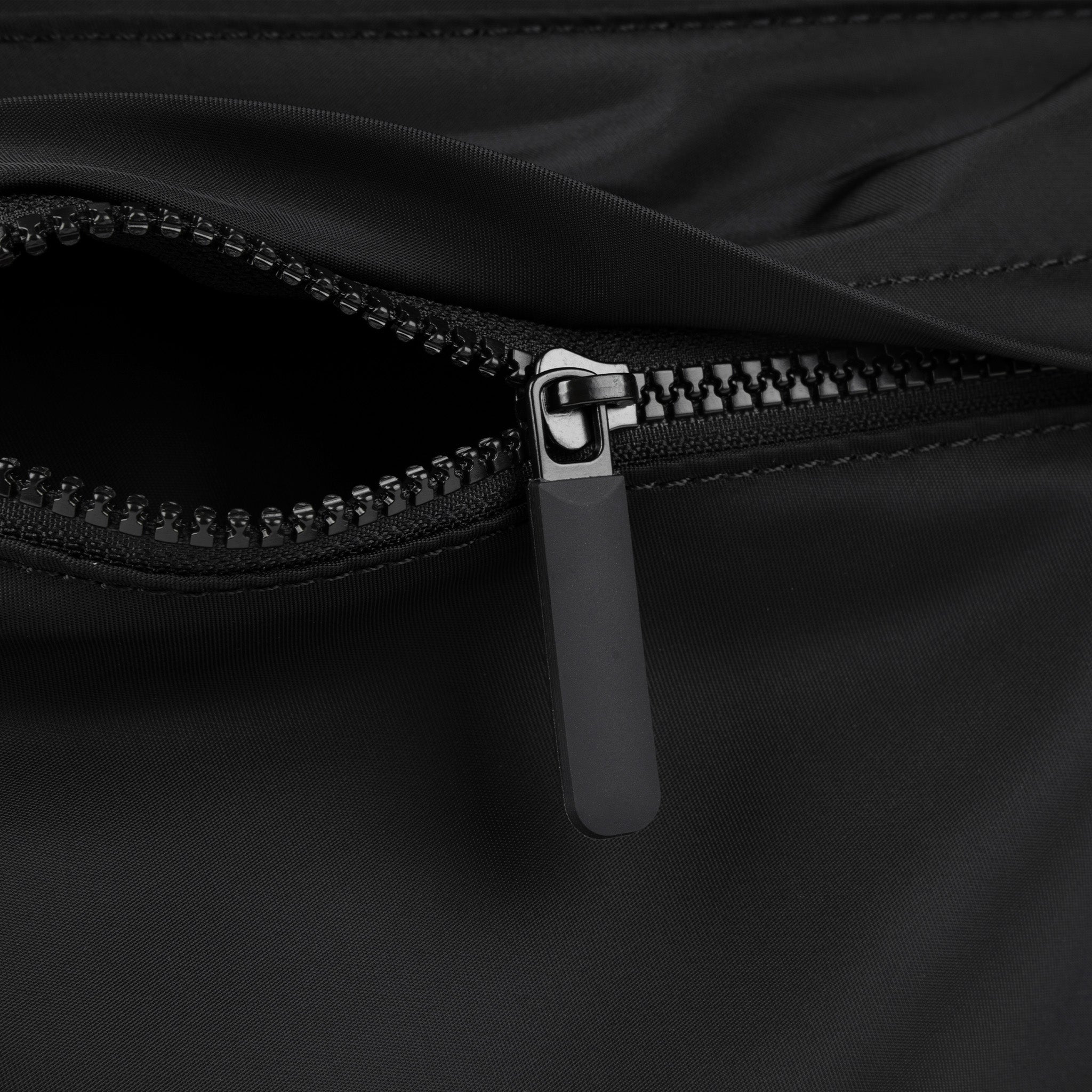 Kennington B All Black Recycled Nylon Backpack - Eco-Friendly Waterproof Laptop Bag for Men & Women - Perfect for Travel, Work, and Outdoor Adventures