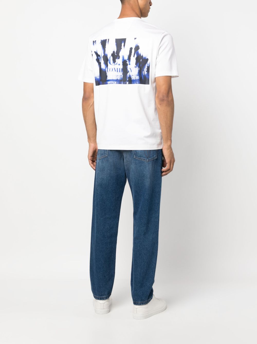 CP Company Metropolis T-Shirts & Polos for Men - Premium White Cotton Casual Shirts - Perfect for Streetwear, Work & Everyday Outfits