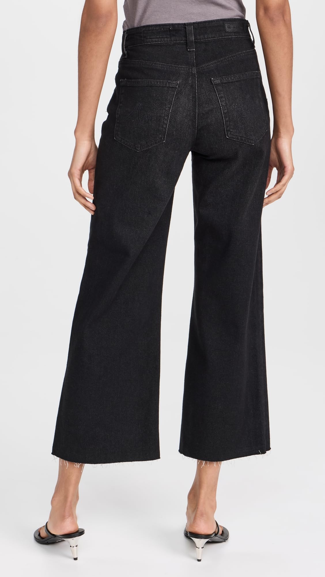 AG Adriano Goldschmied Women's Saige High-Rise Wide Leg Jeans - Stretch Denim Pants for Casual & Office Wear | Comfortable Everyday Outfit for Women