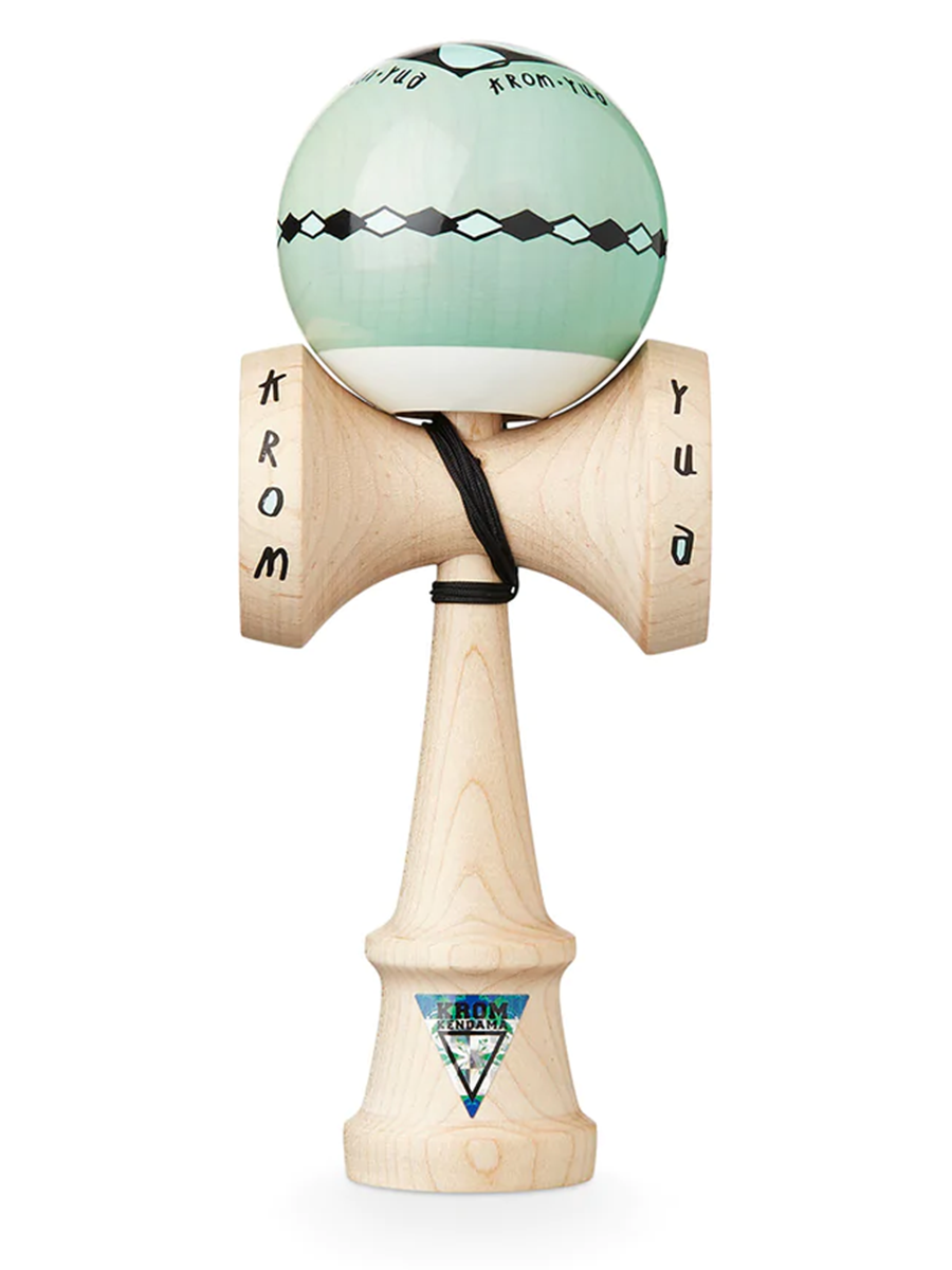 Krom Yua Signature Kendama - Professional Japanese Wooden Skill Toy for Hand-Eye Coordination - Perfect for Beginners, Kids, and Adults - Great for Stress Relief, Office Breaks, and Outdoor Play